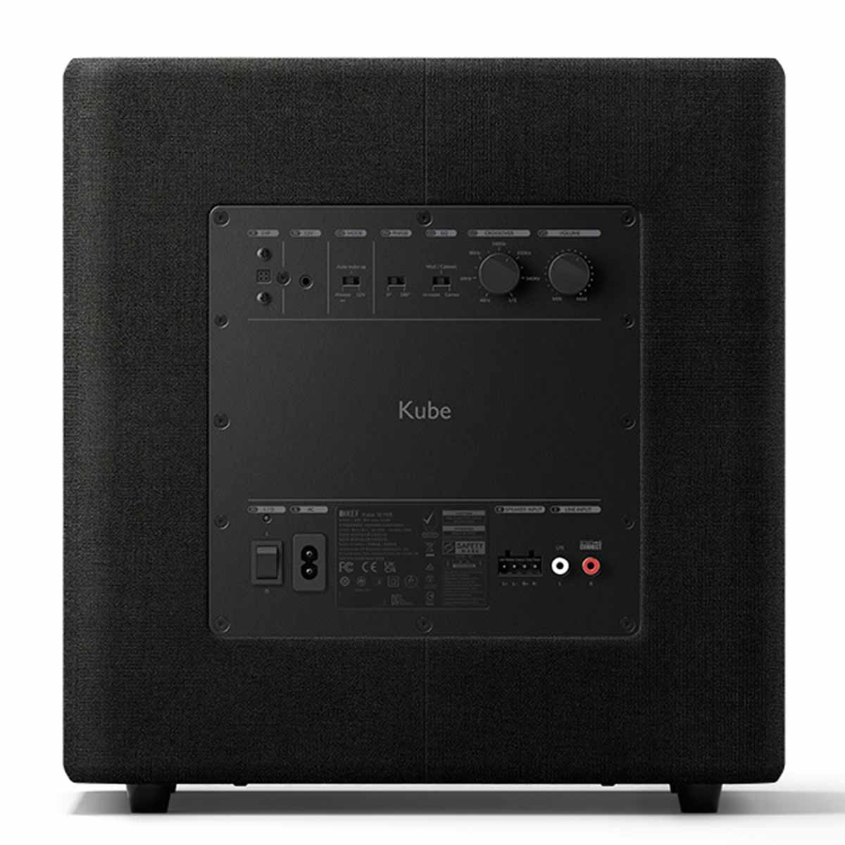 KEF Kube 10 MIE Subwoofer - Black - Image 4