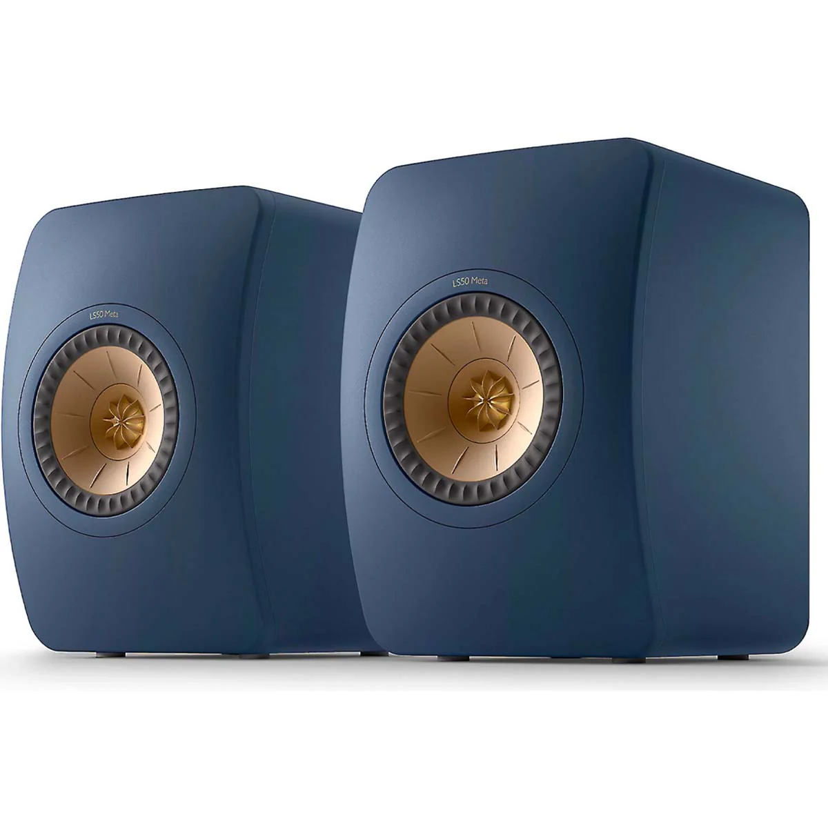 KEF OPEN BOX LS50 Meta Monitor Bookshelf Speakers - Special Edition Royal Blue - Pair - B Grade