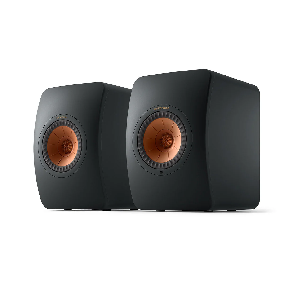 KEF OPEN BOX LS50 Wireless II High Resolution Music System - Carbon Black - Pair - B Grade - Image 3