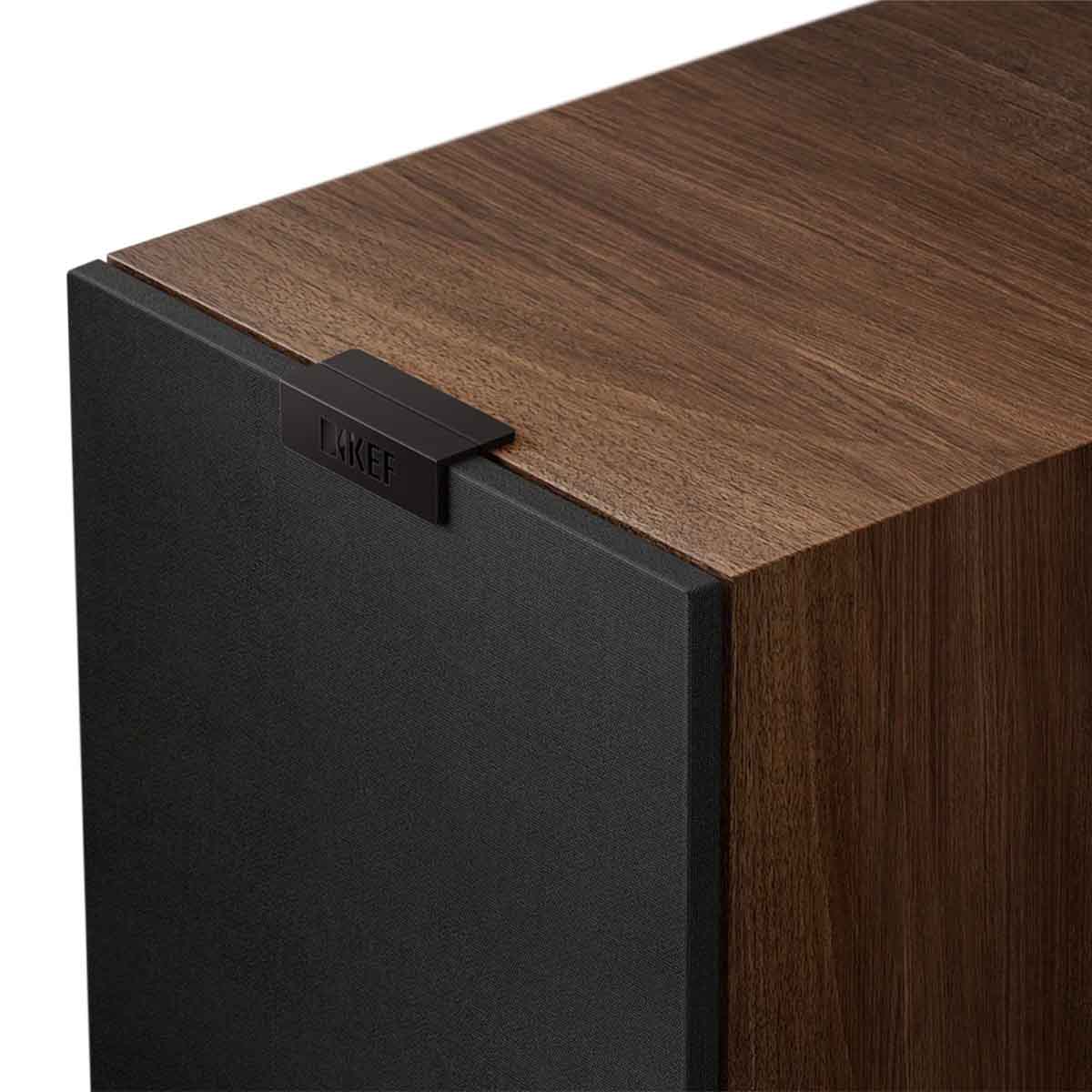 KEF OPEN BOX Q3 Meta Walnut Bookshelf w/Grille - Pair - A Grade - Image 2