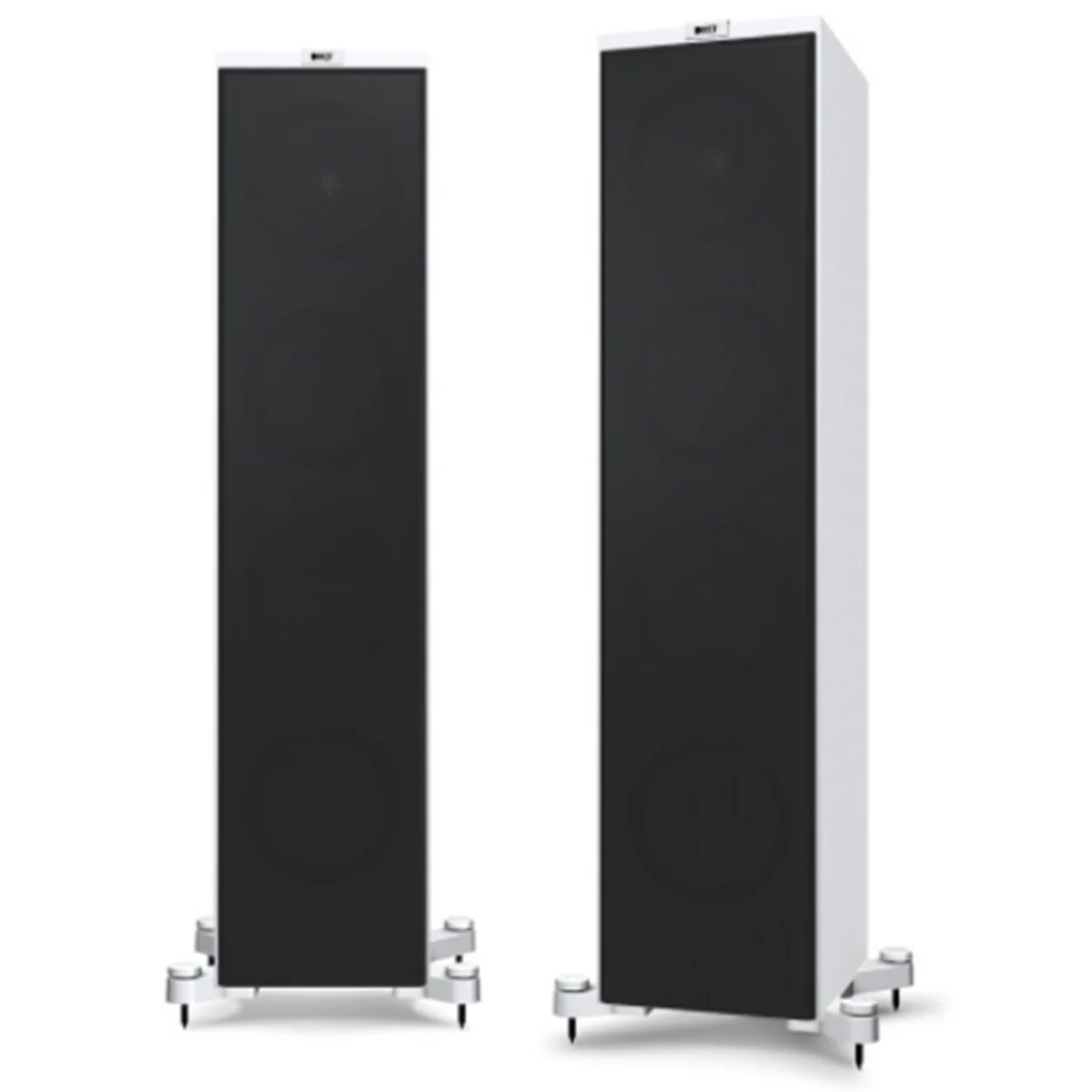 KEF OPEN BOX Q750 Floorstanding Speaker - Each - White-Satisfactory Condition - Image 4