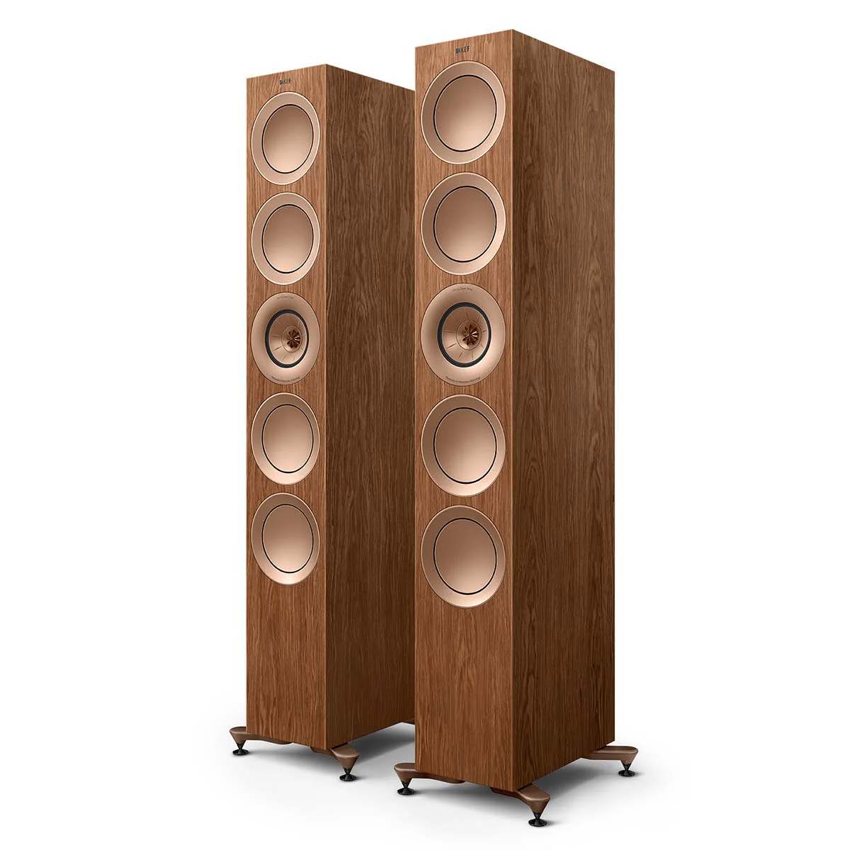KEF R11 Meta Tower Speaker - Walnut - Each
