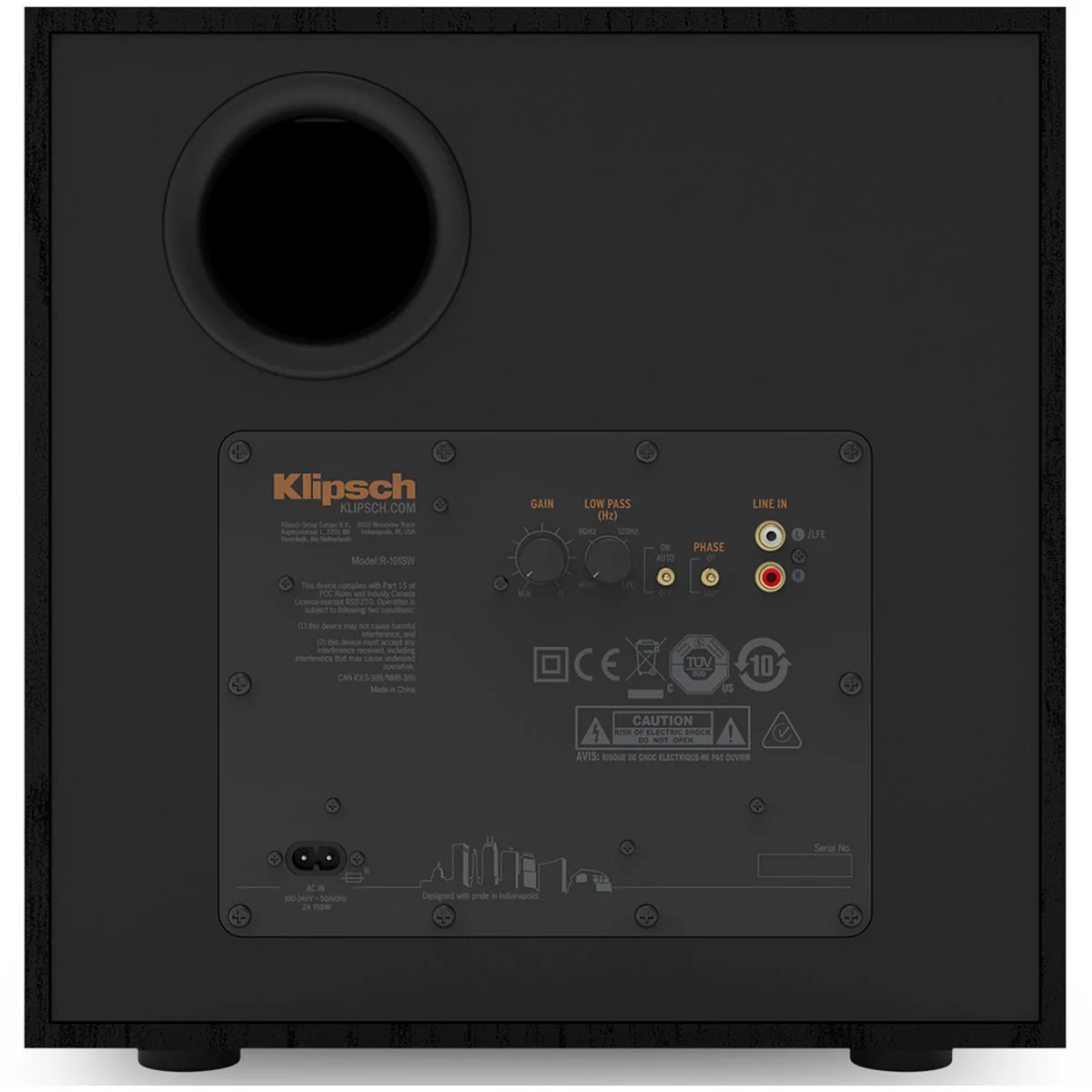 Klipsch OPEN BOX R-101SW Subwoofer-Good Condition - Image 5