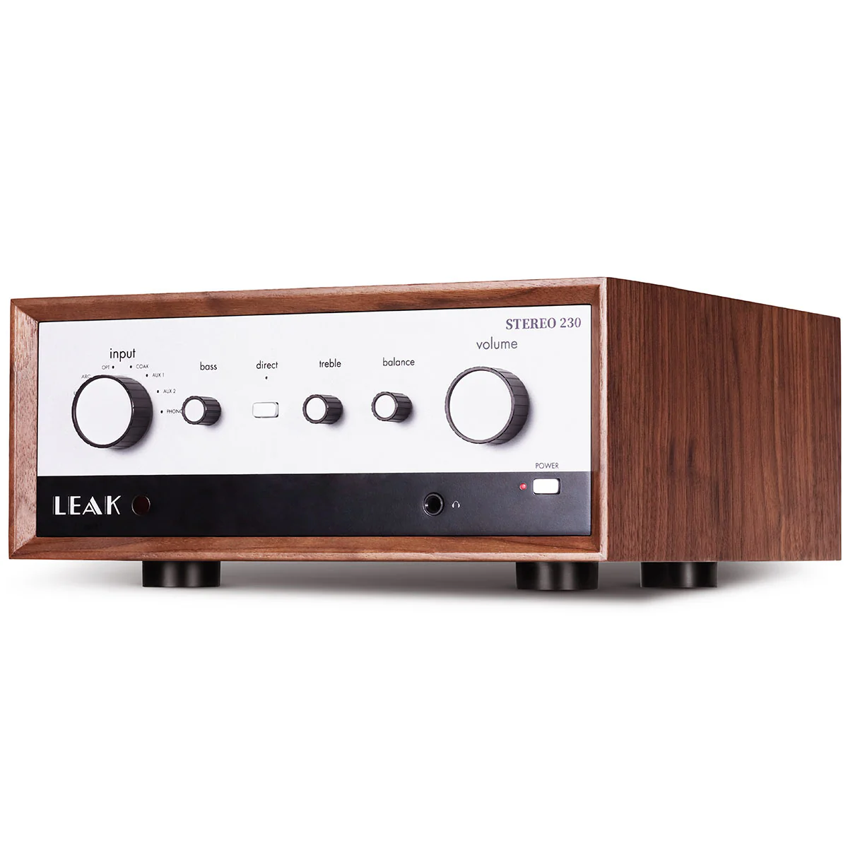 Leak Audio Stereo 230 Integrated Amplifier - Walnut - Image 3