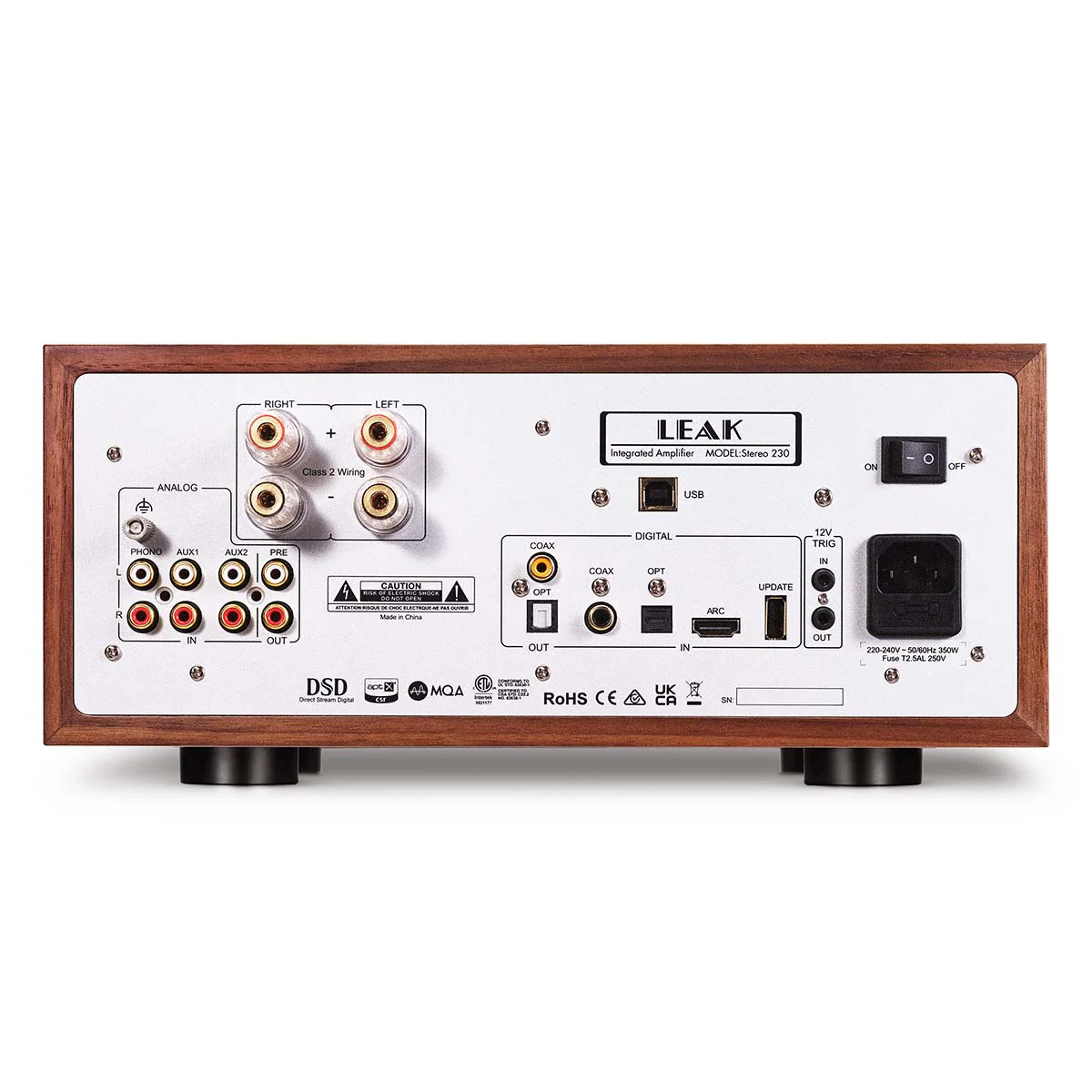 Leak Audio Stereo 230 Integrated Amplifier - Walnut - Image 4