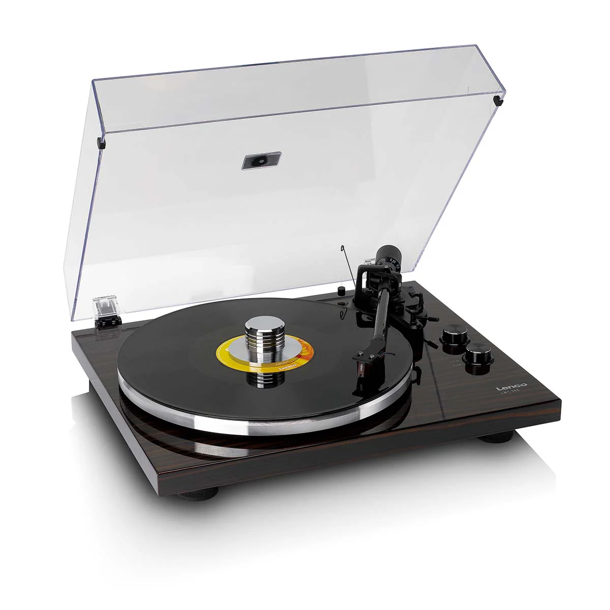 Lenco LBT-345 Bluetooth Turntable w/ Ortofon 2M Red - Image 10