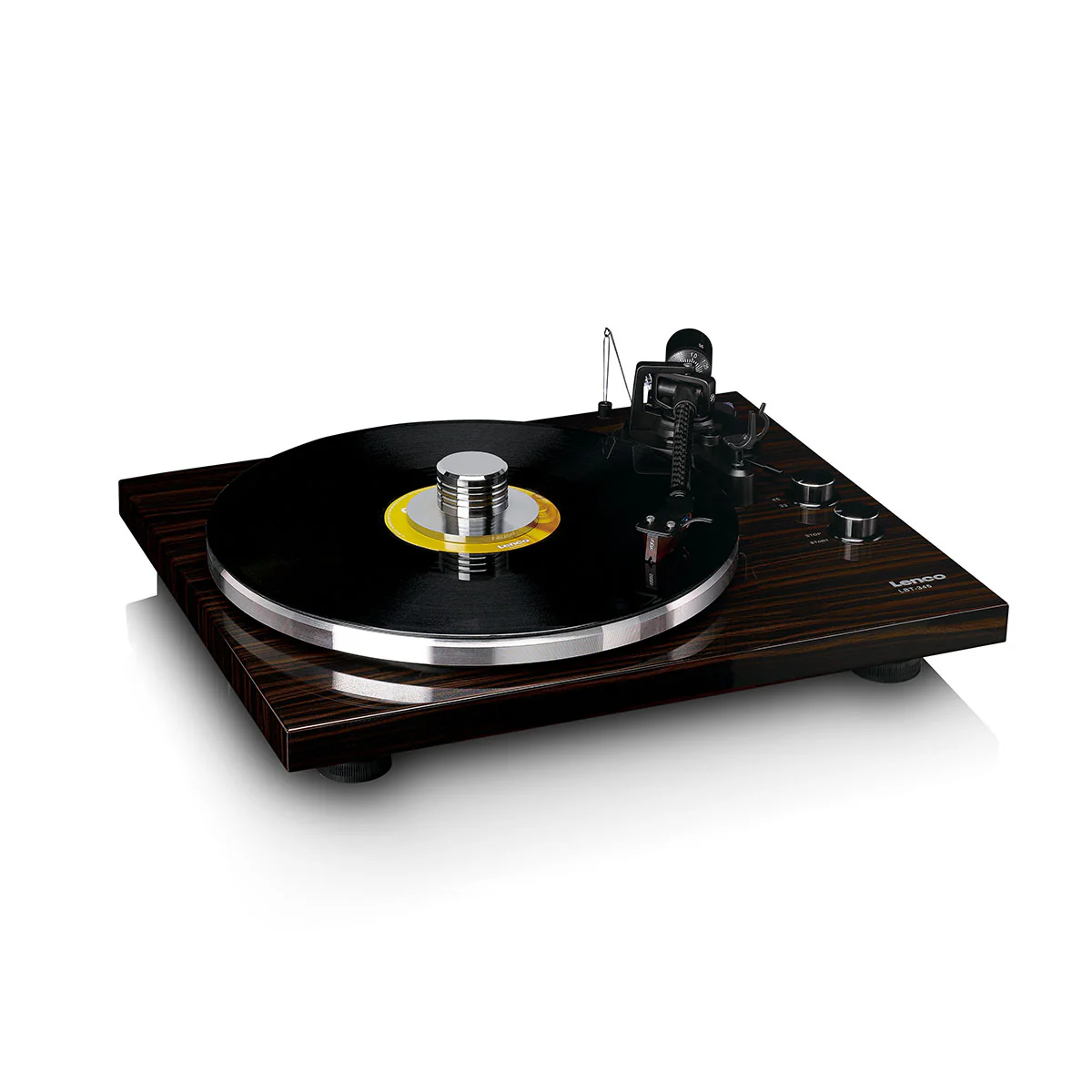 Lenco LBT-345 Bluetooth Turntable w/ Ortofon 2M Red - Image 14