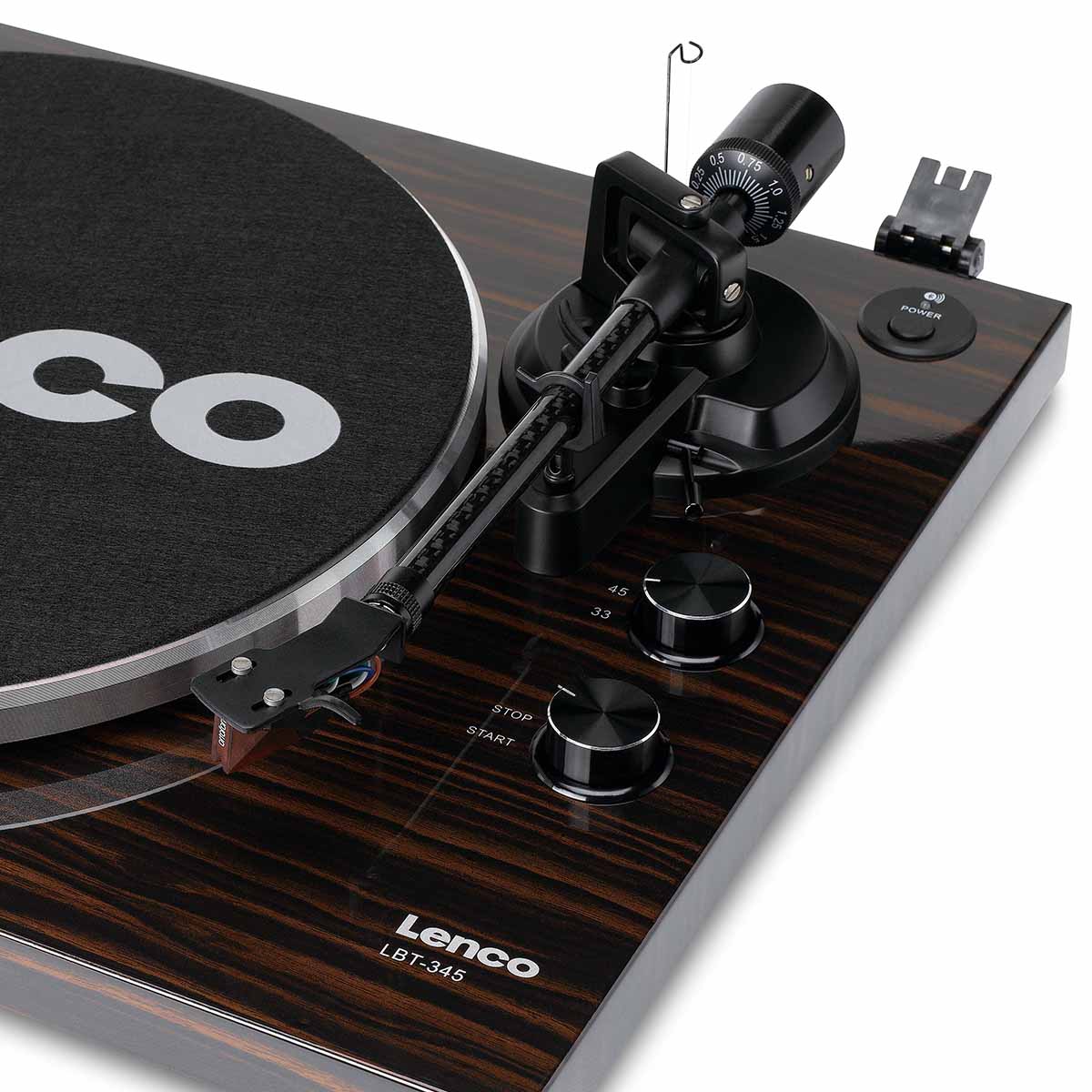 Lenco LBT-345 Bluetooth Turntable w/ Ortofon 2M Red - Image 16