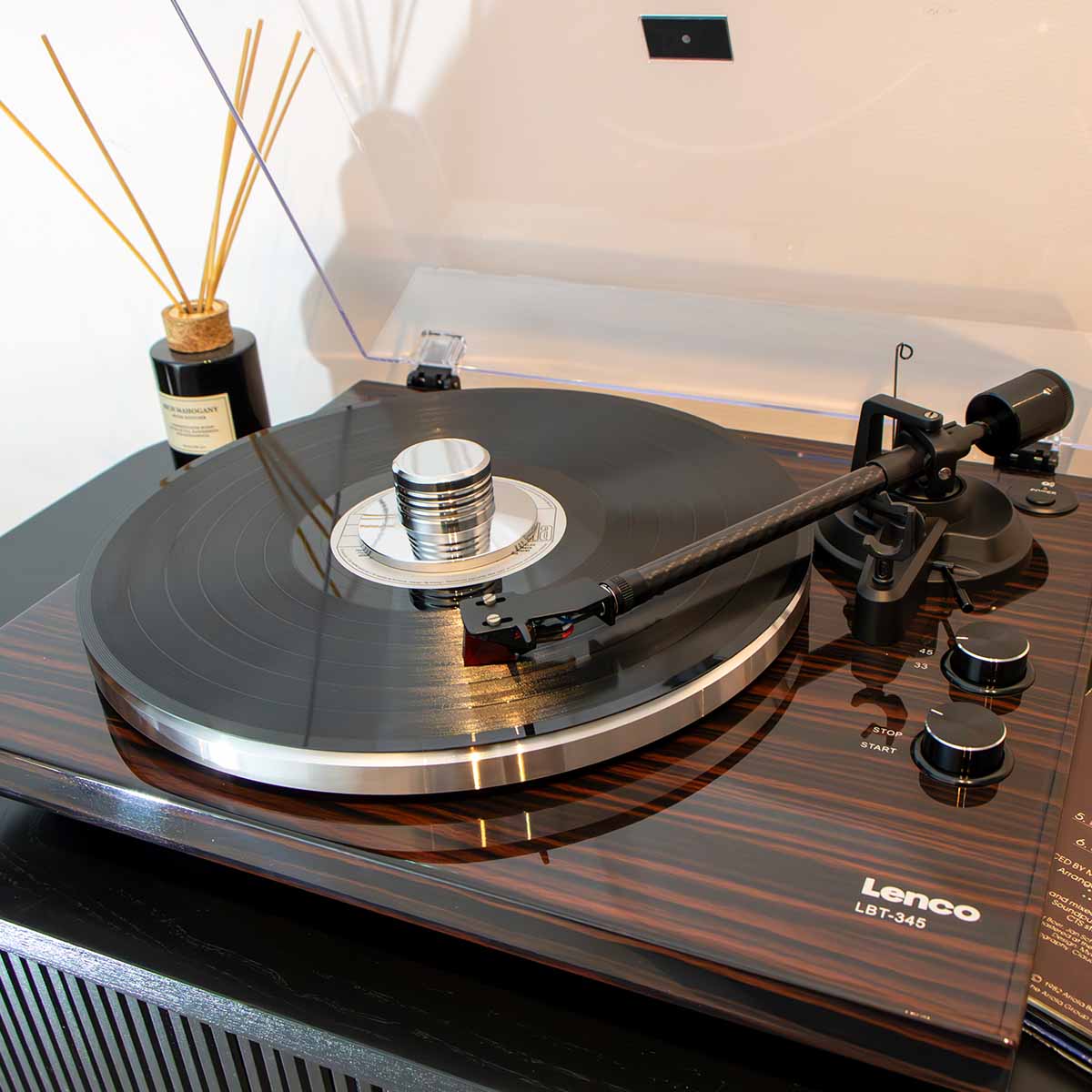Lenco LBT-345 Bluetooth Turntable w/ Ortofon 2M Red - Image 21
