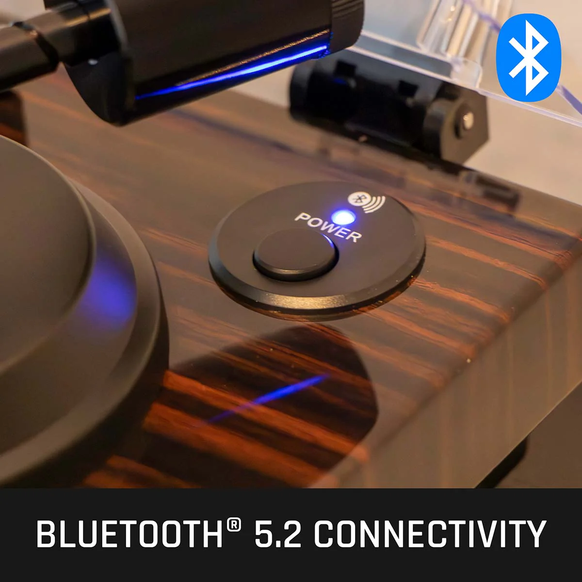 Lenco LBT-345 Bluetooth Turntable w/ Ortofon 2M Red - Image 26