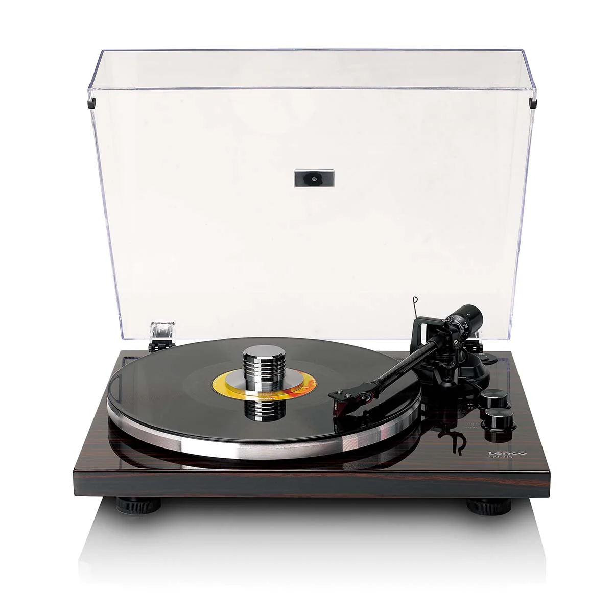 Lenco LBT-345 Bluetooth Turntable w/ Ortofon 2M Red - Image 3