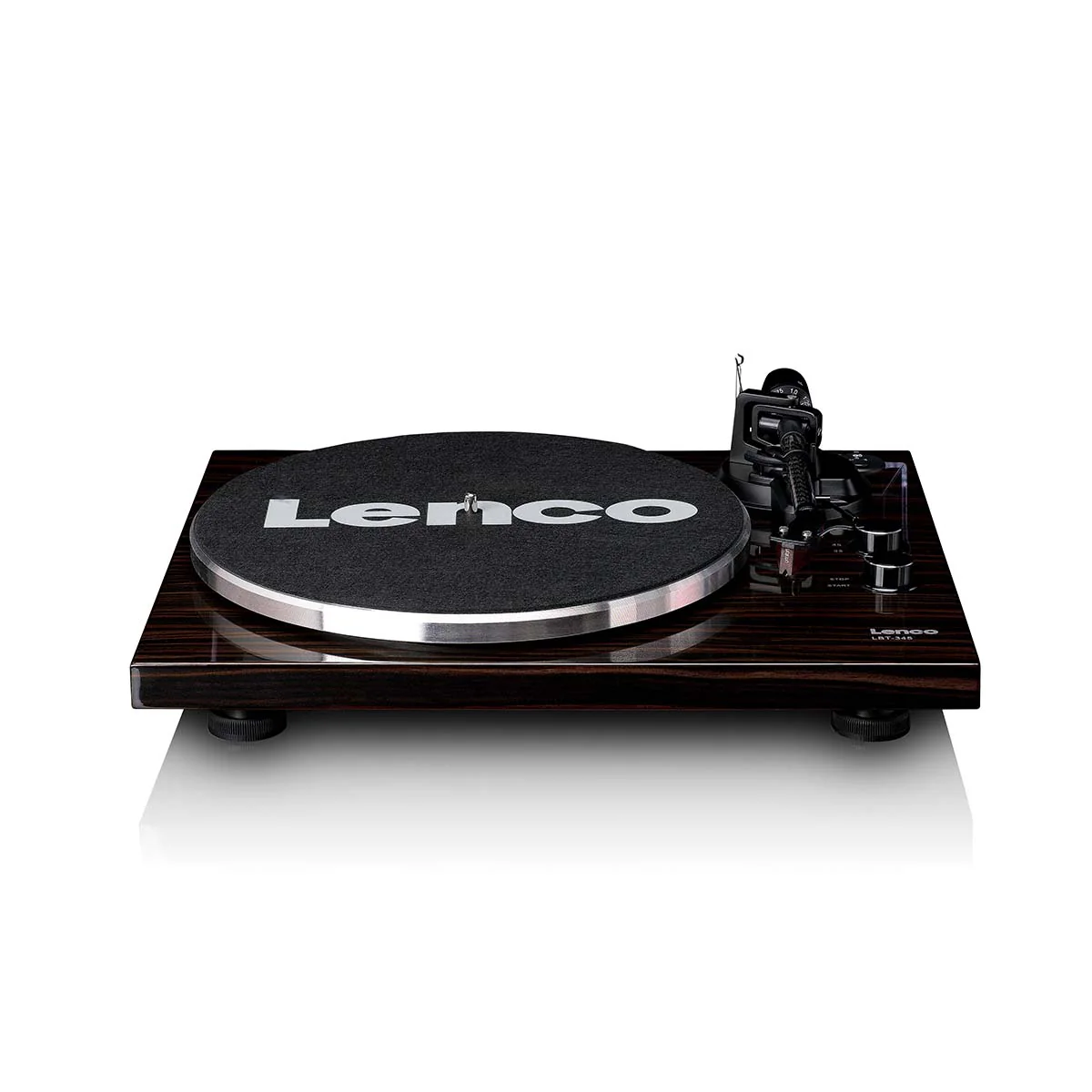 Lenco LBT-345 Bluetooth Turntable w/ Ortofon 2M Red - Image 7