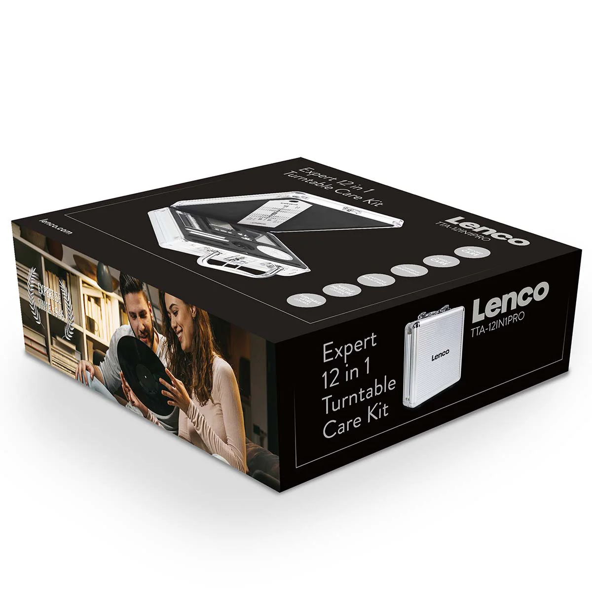 Lenco TTA-12IN1PRO Professional 12-in-1 Turntable Setup and Record Cleaning Kit - Image 15