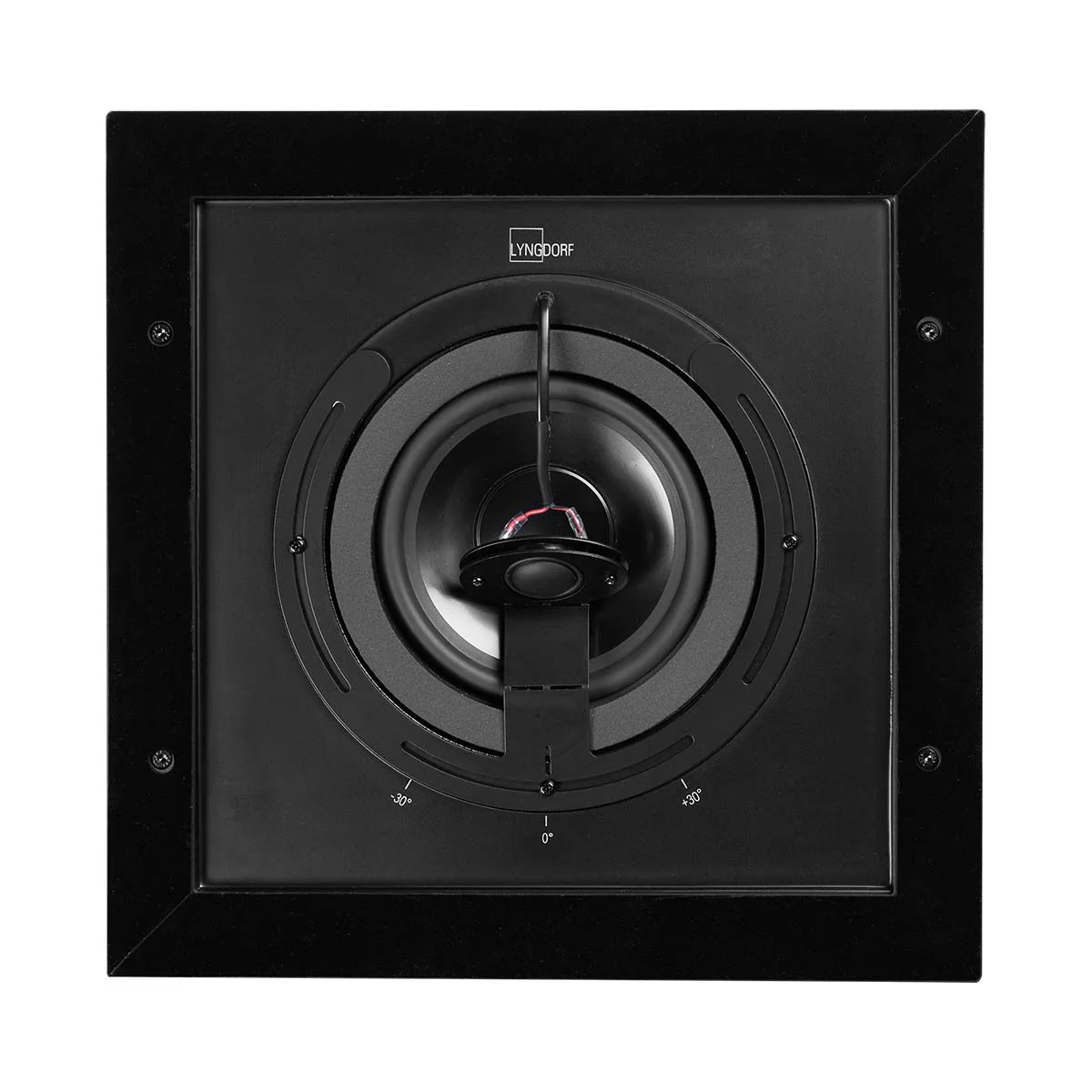 Lyngdorf D-5 IC Compact In-Ceiling Speaker with Angled Adjustable Tweeter and Closed Cabinet