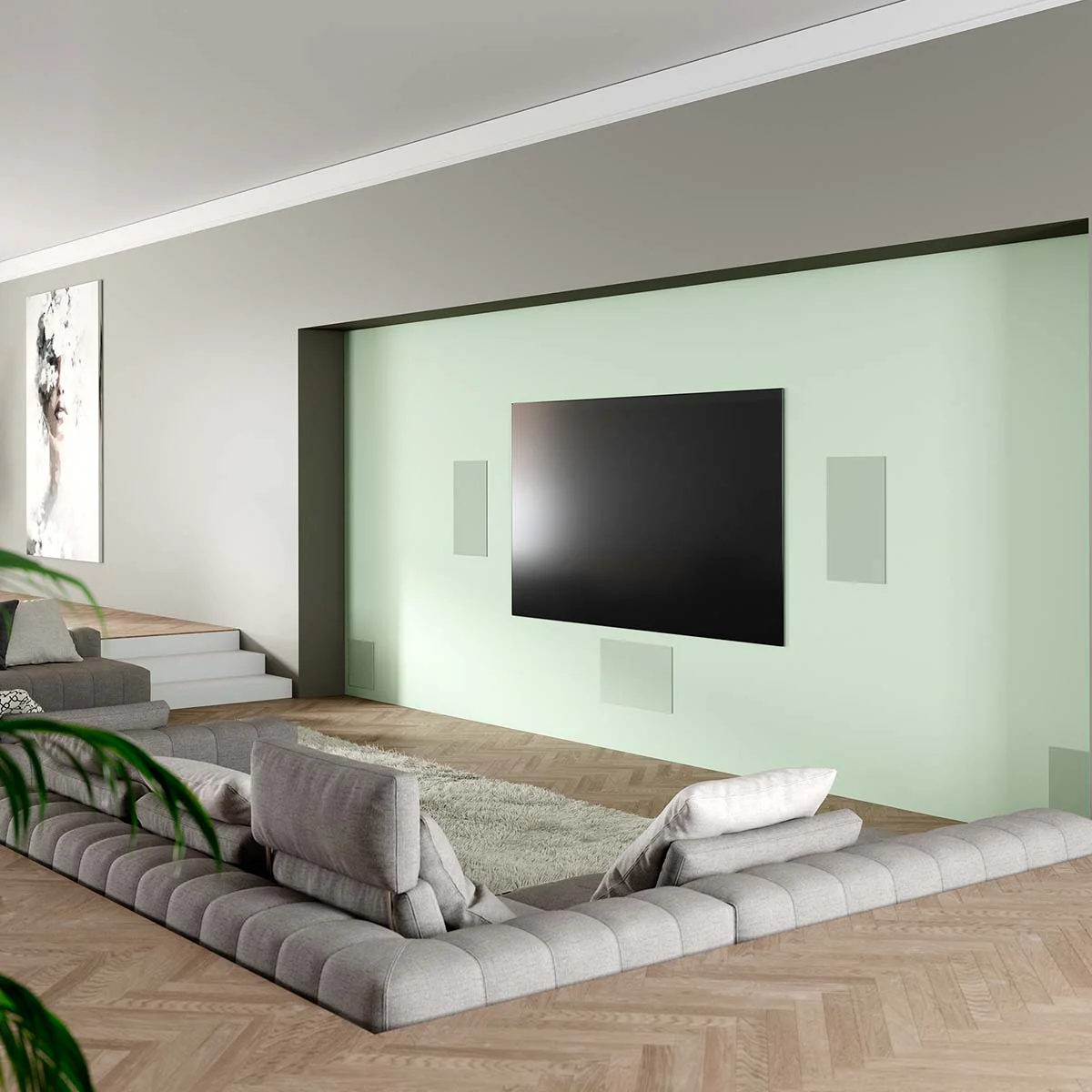 Lyngdorf DW-1 Passive In-Wall Woofer for 4" Cavity Wall - Image 3