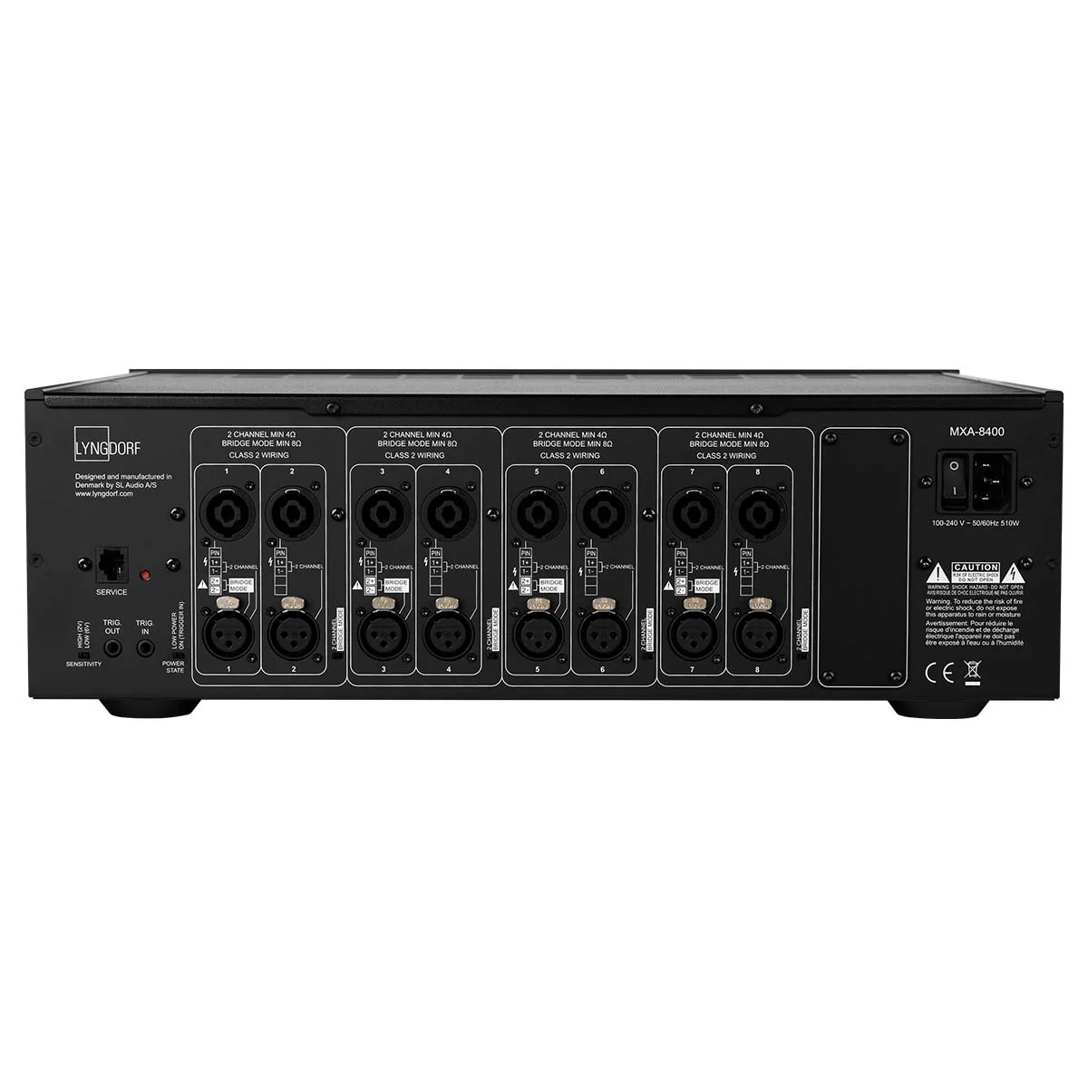 Lyngdorf MXA-8400 High-Performance 8-Channel Amplifier Including Rack Mount, 4 RU - Image 4