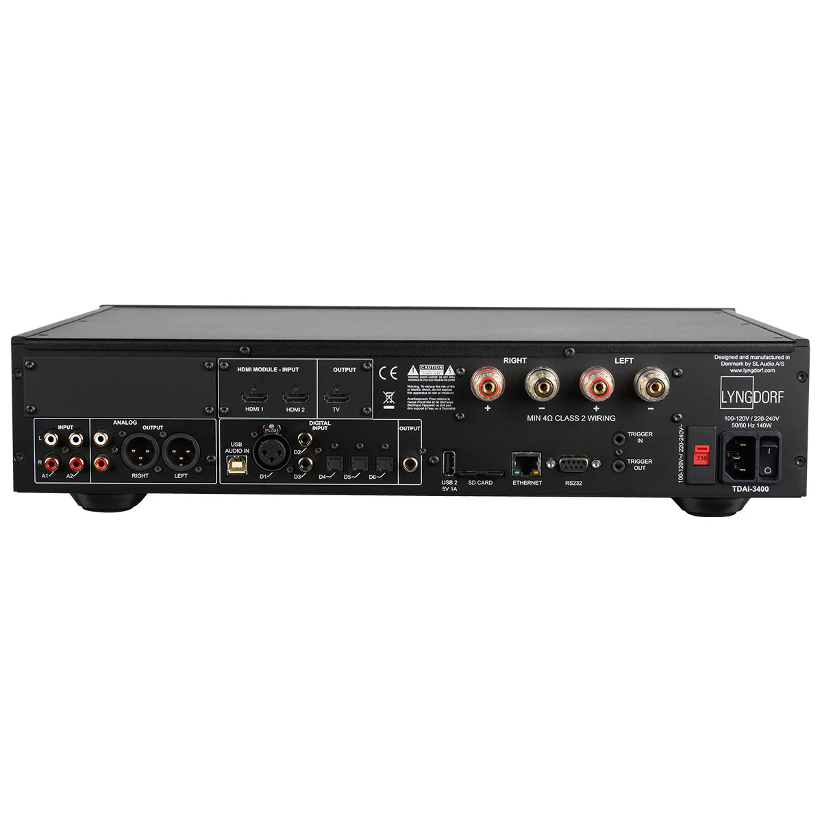Lyngdorf TDAI-3400 Flagship Digital Integrated Amplifier with RoomPerfect - Image 8