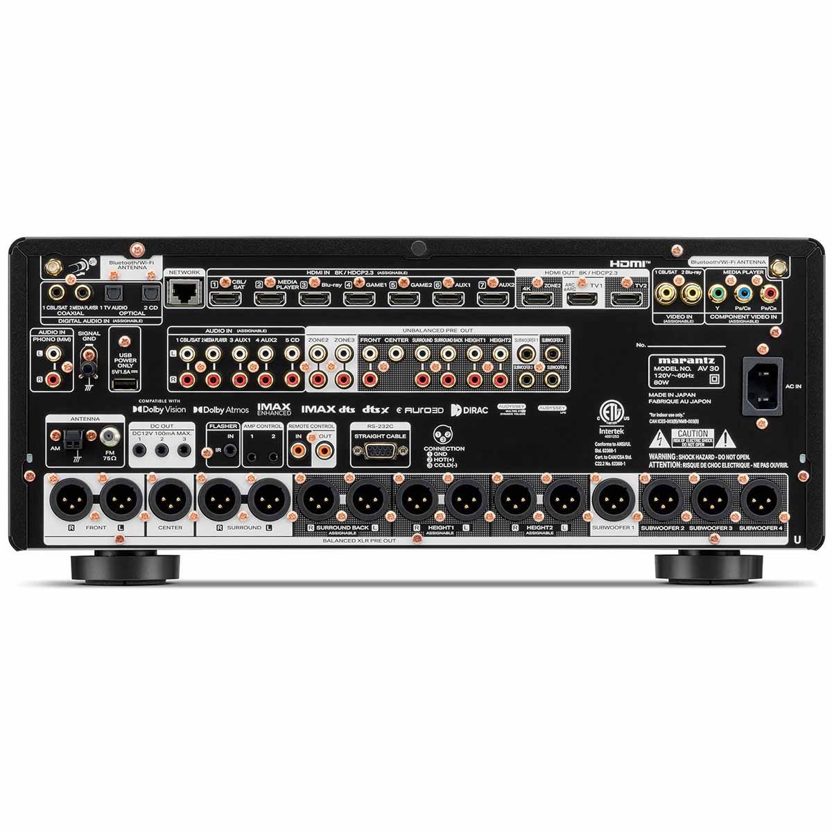 Marantz AV 30 HEOS Reference 11.4-Channel Balanced AV Preamplifier - Image 6