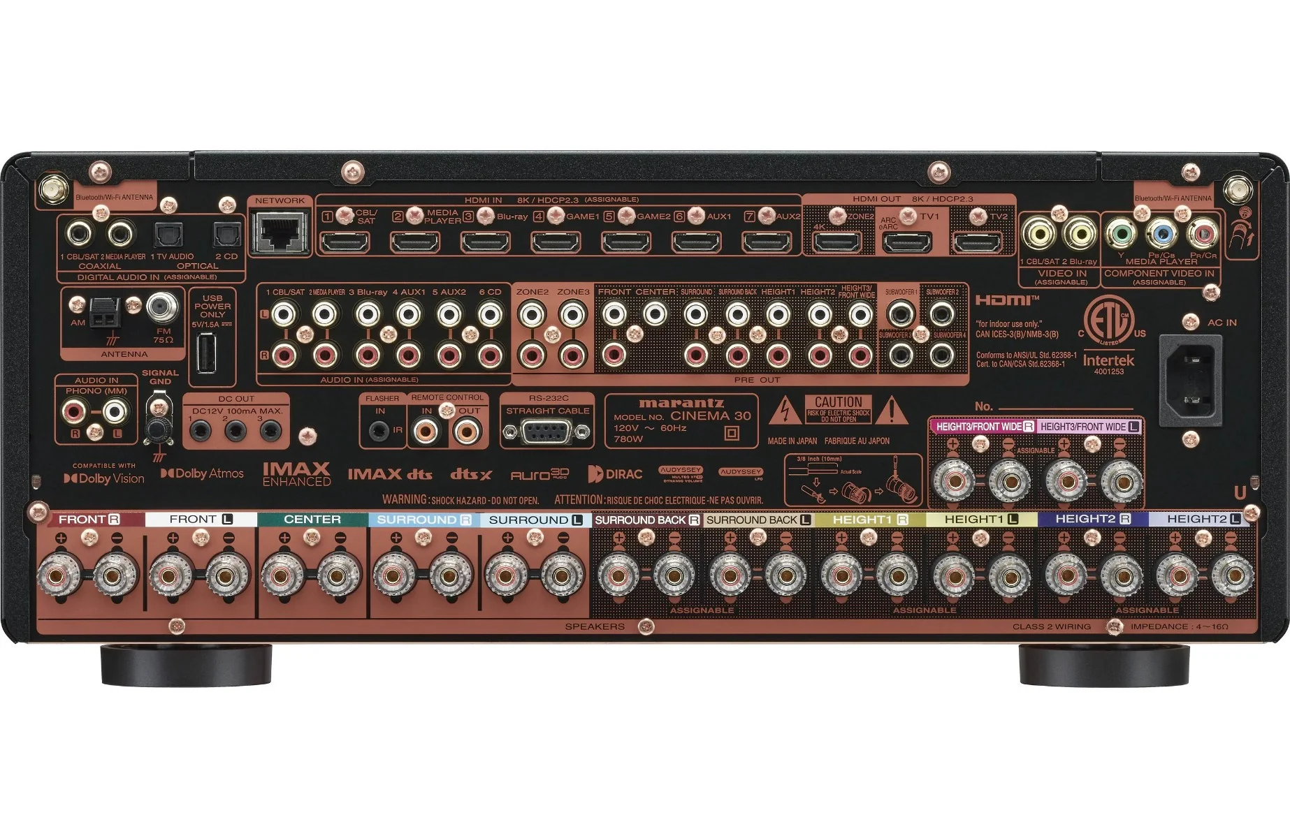 Marantz CINEMA 30 11.4 Channel Home Theater Receiver - Image 20