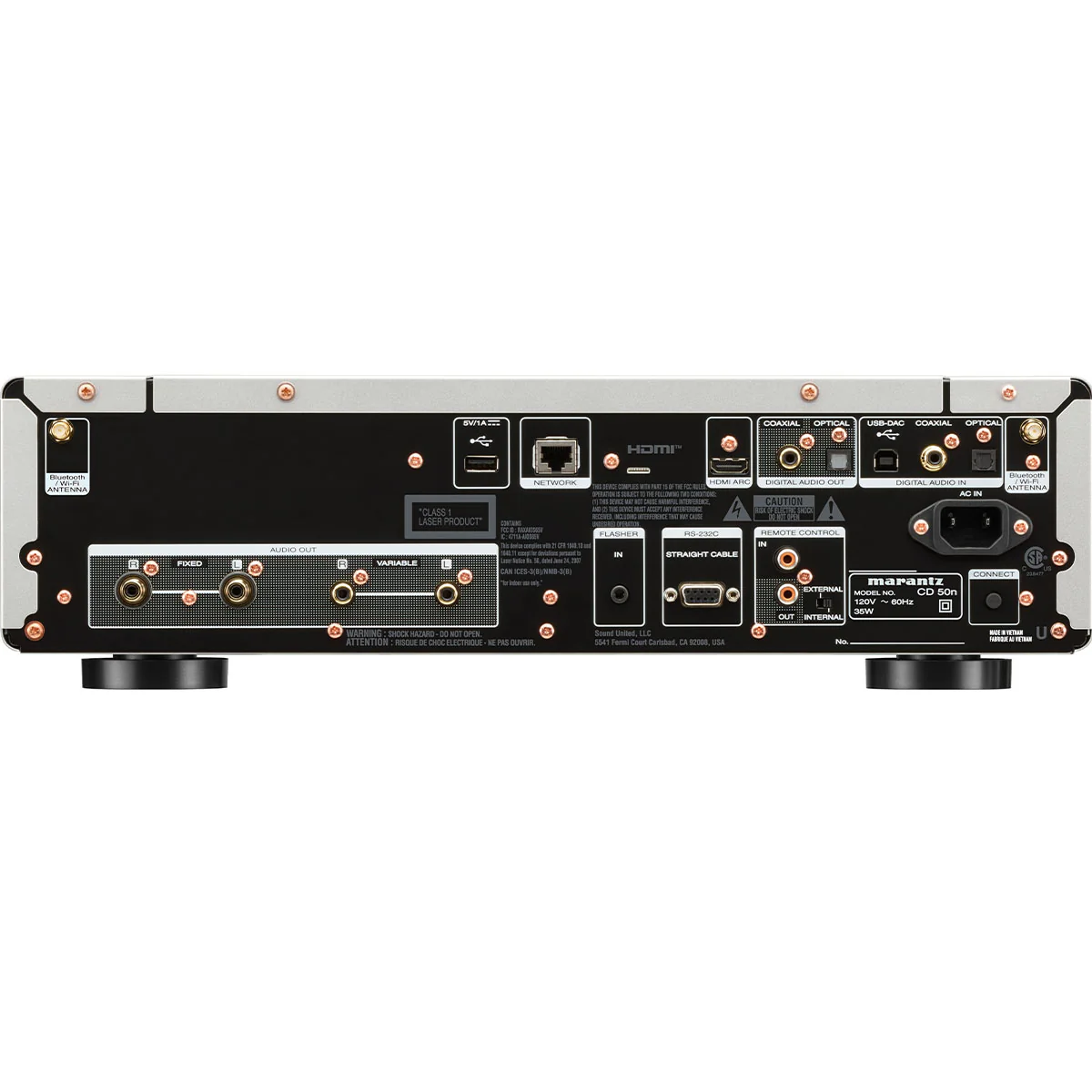 Marantz OPEN BOX CD50N CD Player-Silver - A Grade - Image 2