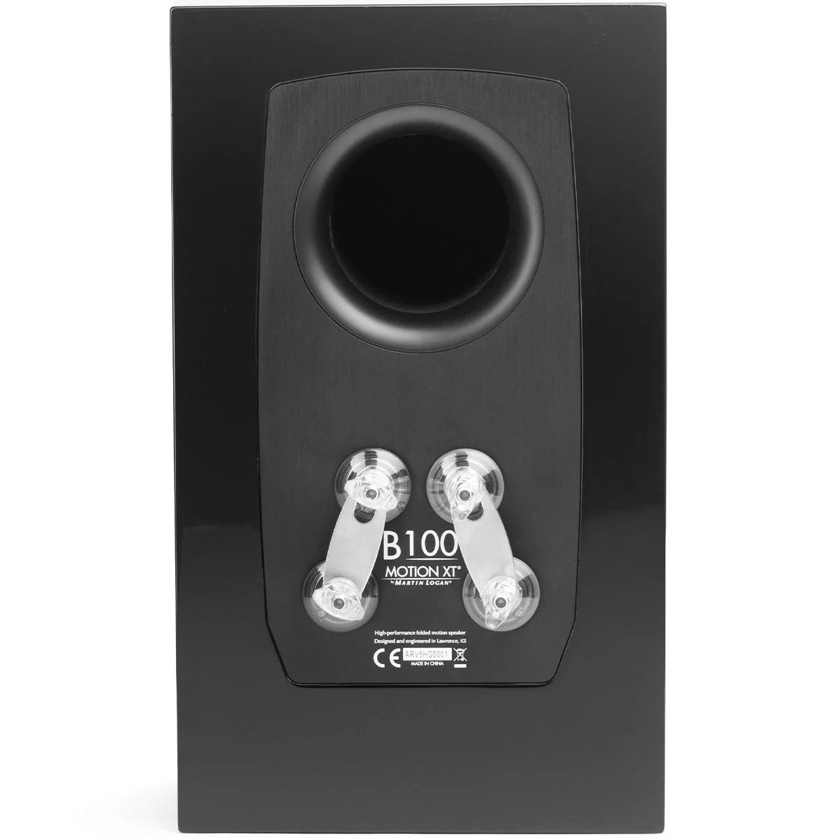 Martin Logan OPEN BOX Motion XT B100 Bookshelf Speaker - Gloss Black - A Grade - Image 2