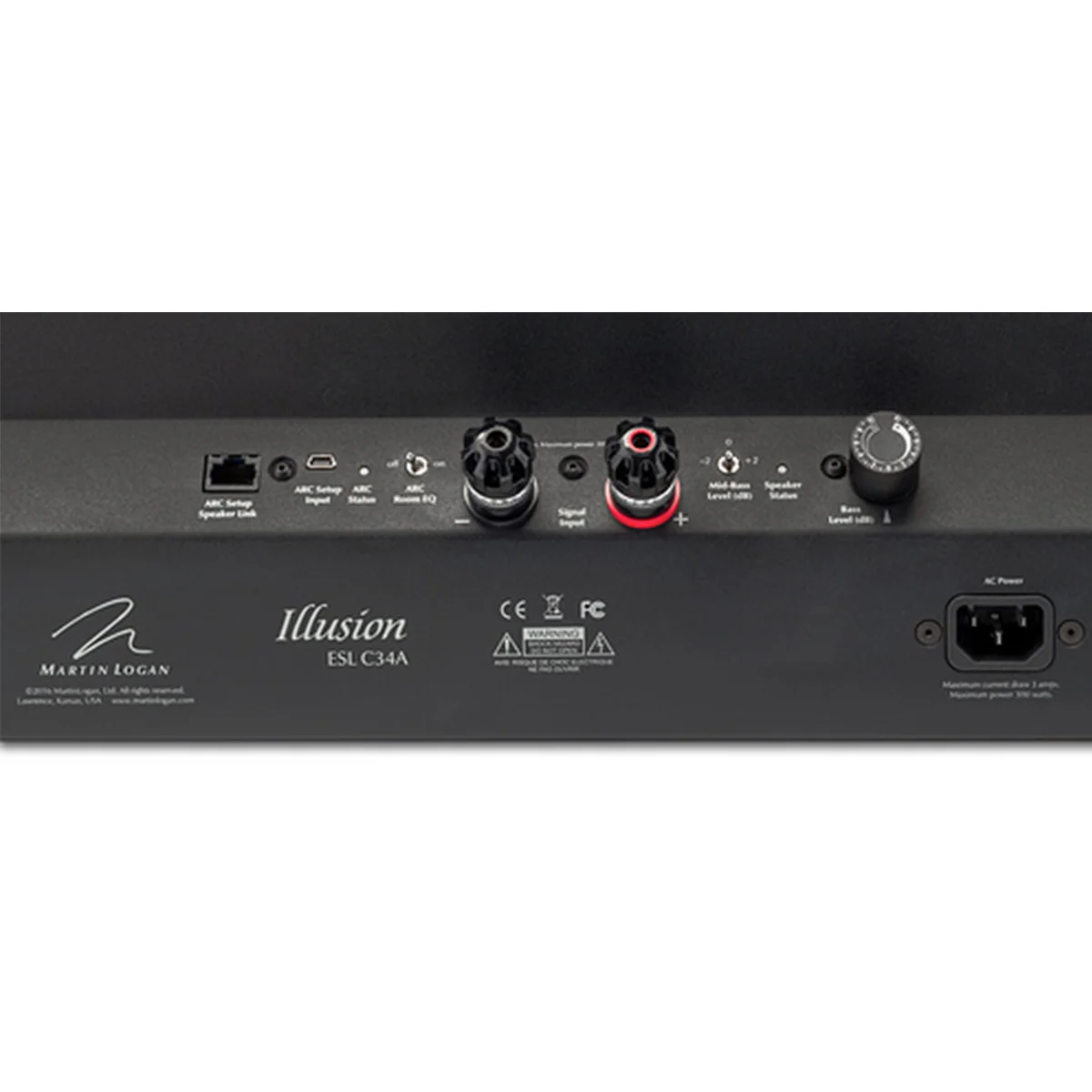 MartinLogan Illusion ESL C34A Center Channel Speaker - Image 4