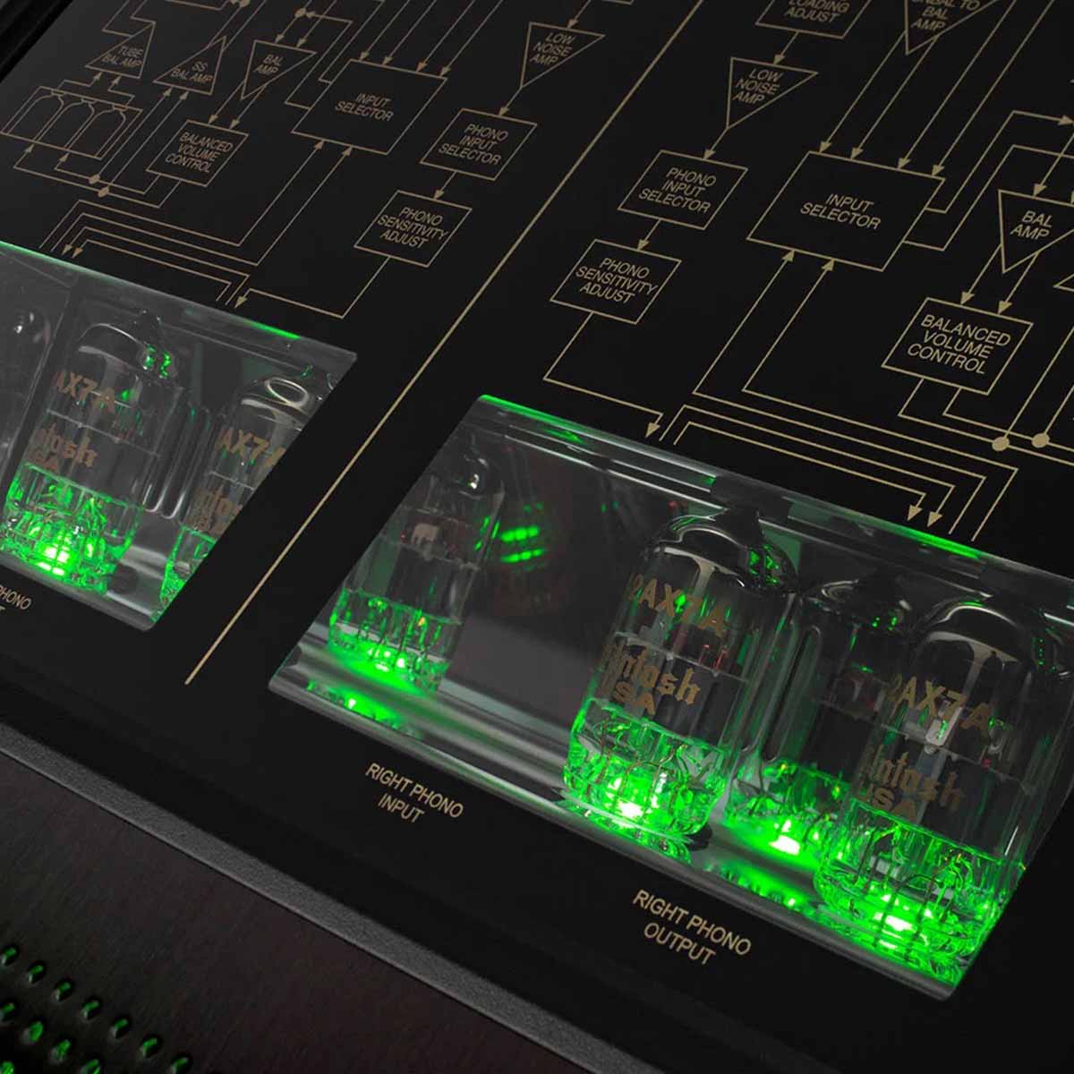 Mcintosh C12000C M2-Channel Solid State and Vacuum Tube Preamplifier 75th Anniversary Edition - Image 9