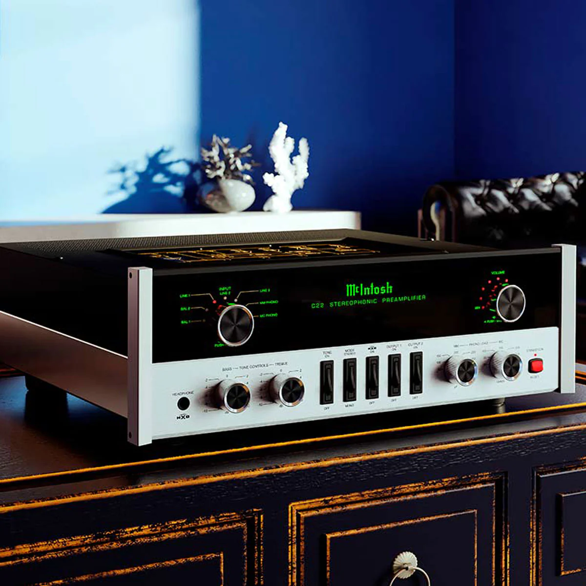 McIntosh C22 Mk V 2-Channel Vacuum Tube Preamplifier - Image 5