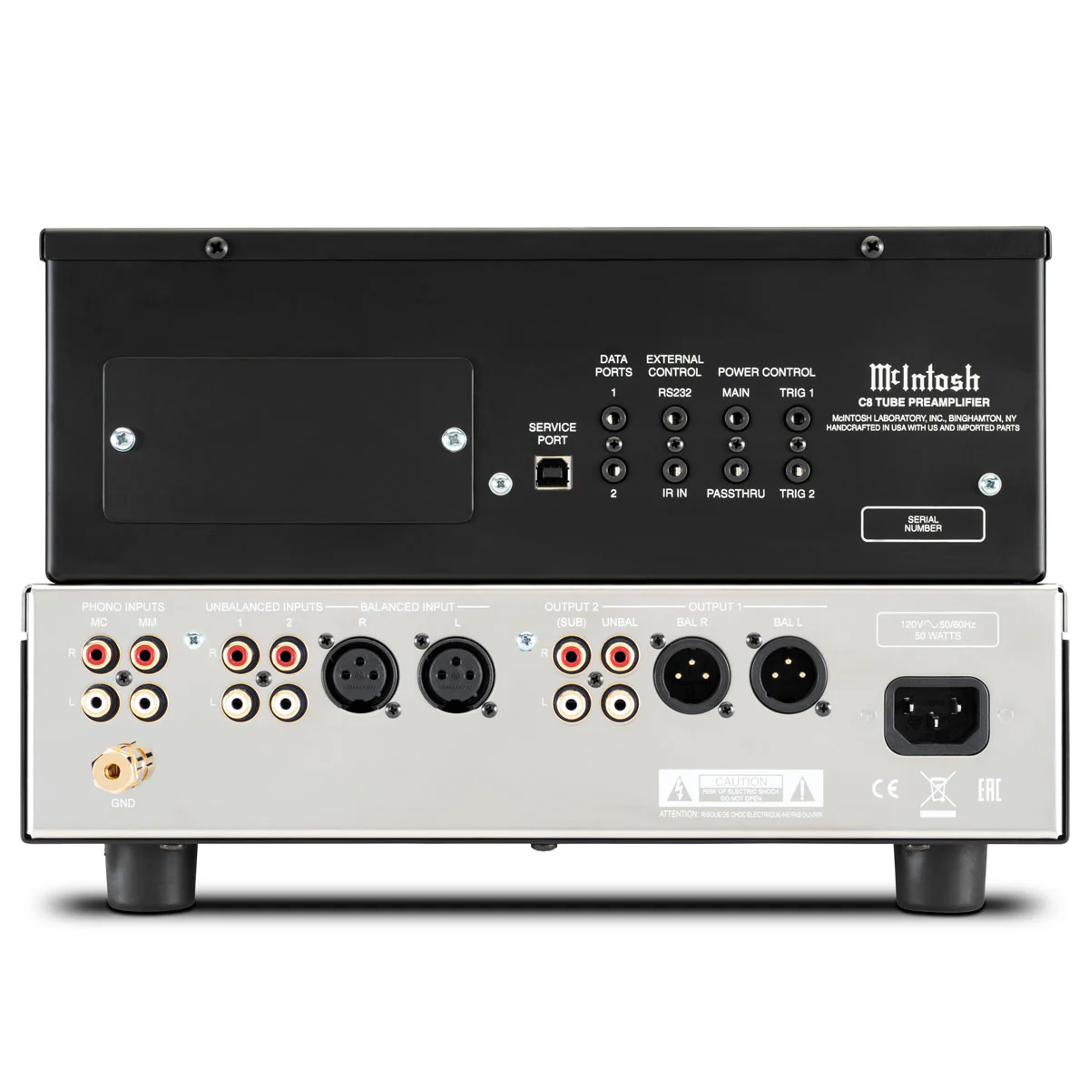 McIntosh C8 2-Channel Vacuum Tube Preamplifier - Image 2