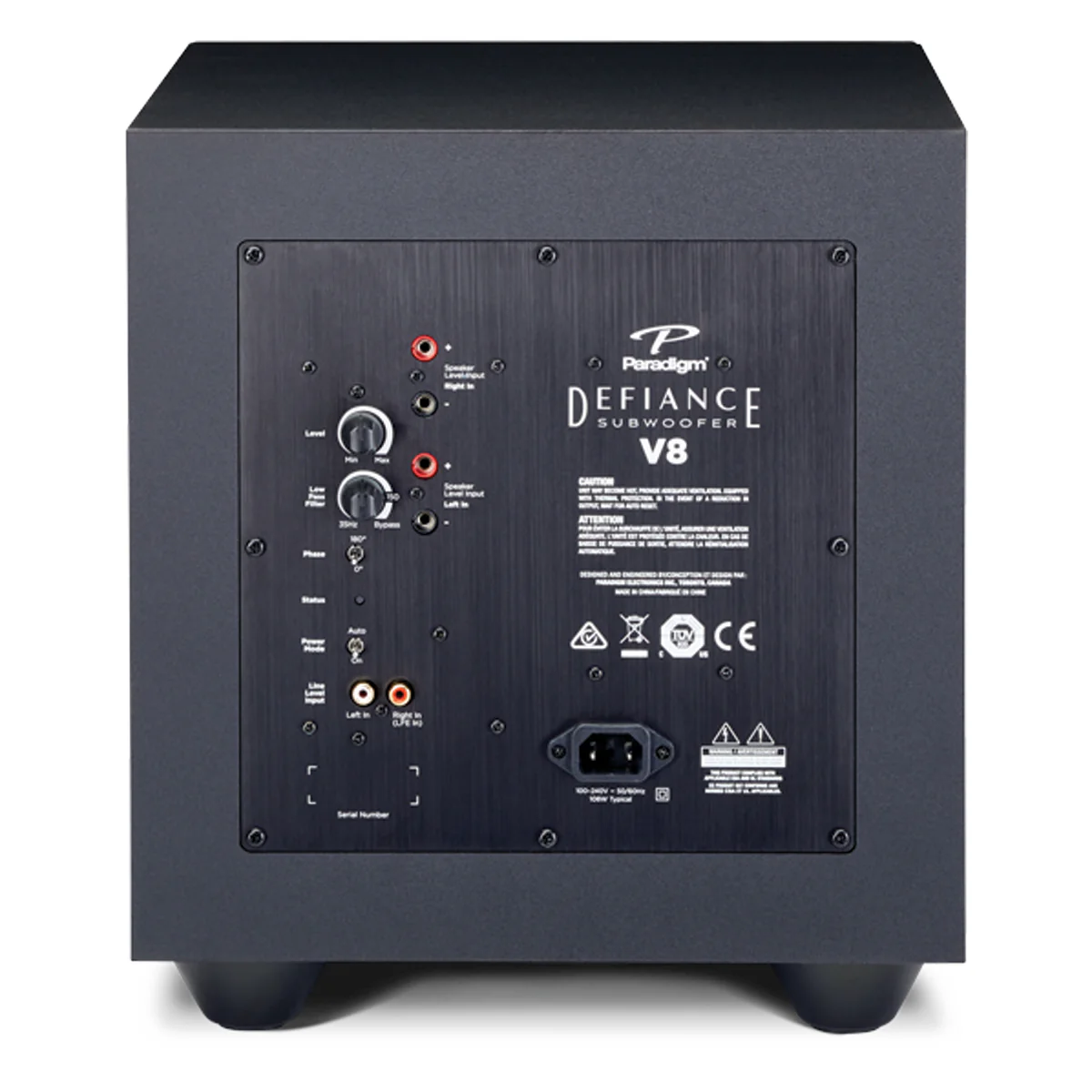 Paradigm OPEN BOX Defiance V8 Subwoofer - Excellent Condition - Image 3