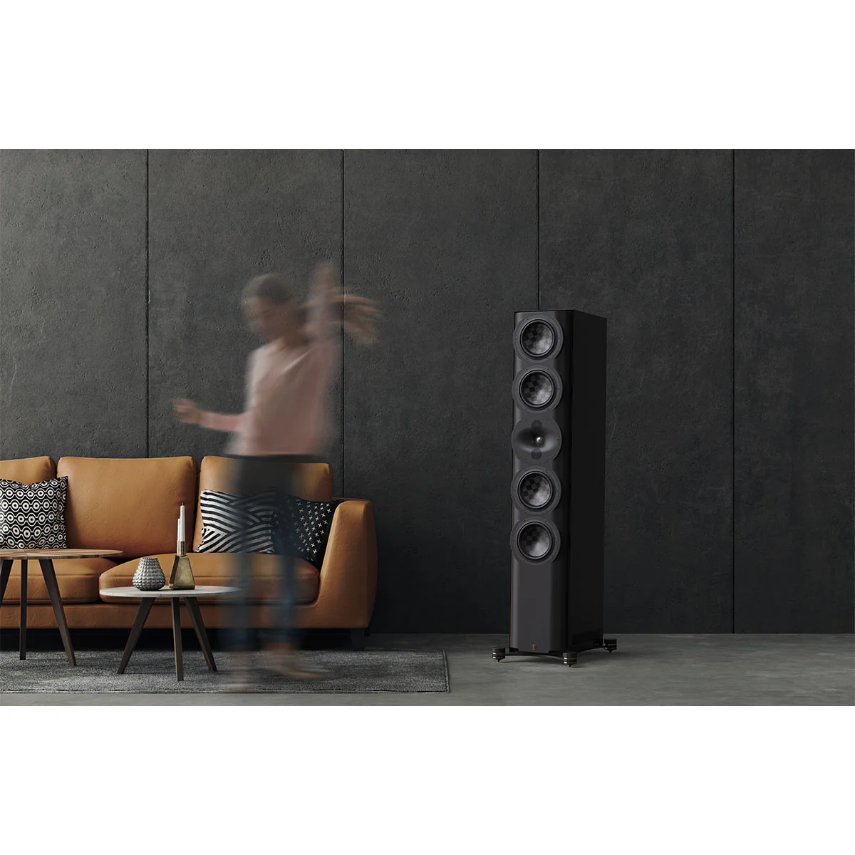 Perlisten Audio S7t Tower Speaker - High Gloss Black - EACH - Image 4