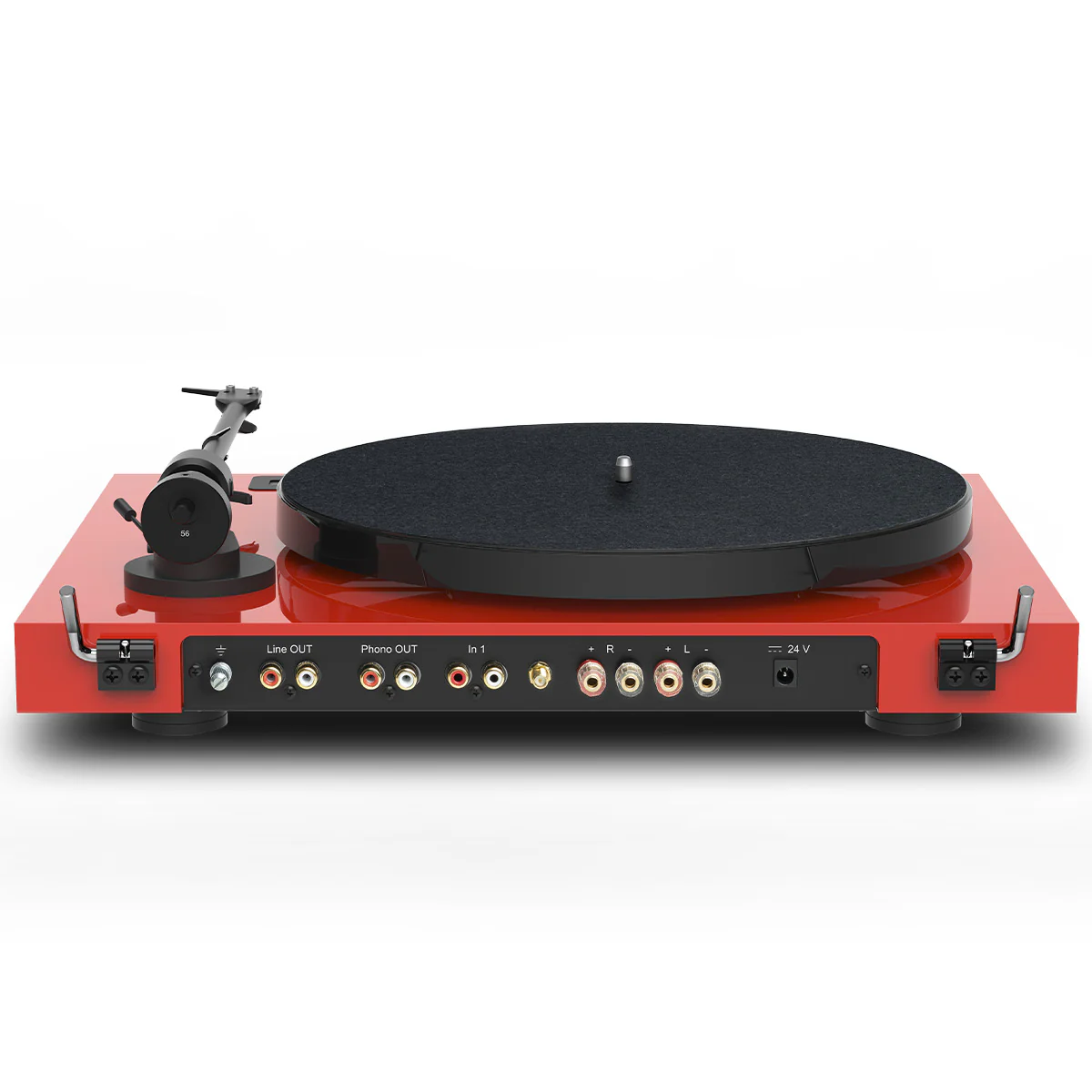 Pro-Ject OPEN BOX Juke Box E1 Turntable - Gloss Red - A Grade - Image 2
