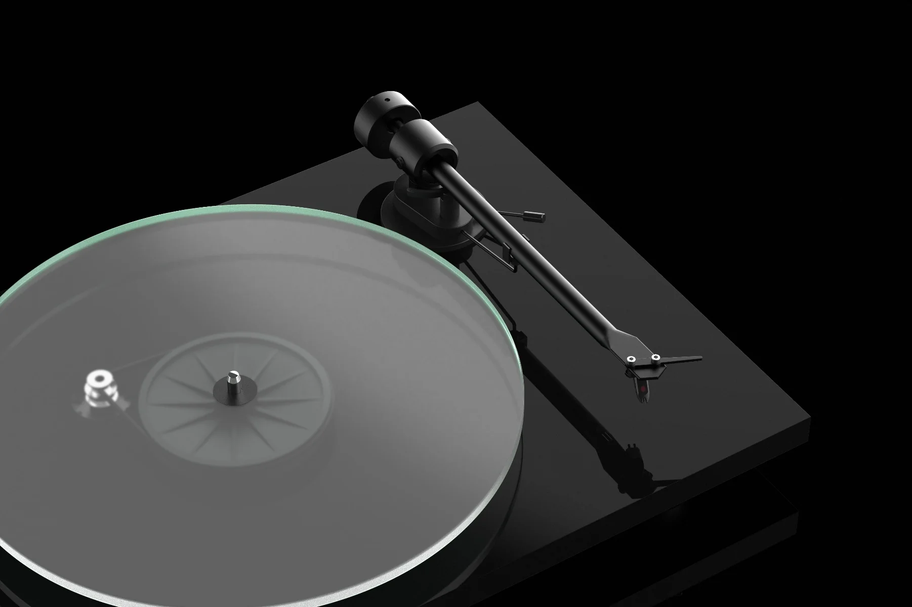 Pro-Ject OPEN BOX T1 Turntable - Walnut - B Grade - Image 4