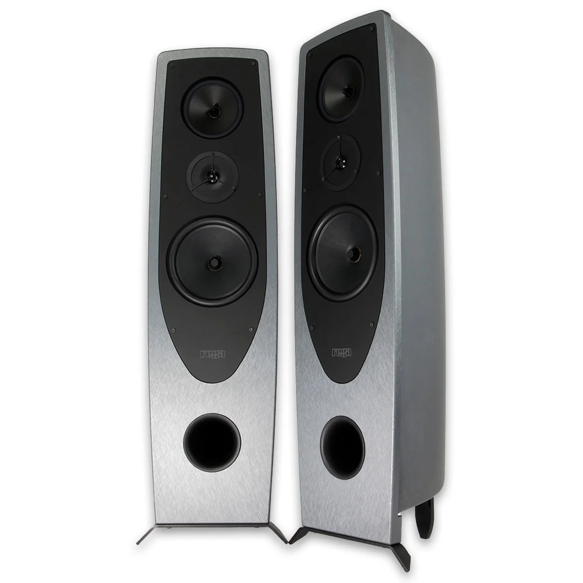 Rega Aya Floorstanding Loudspeakers - Steel and Dark Grey - Pair