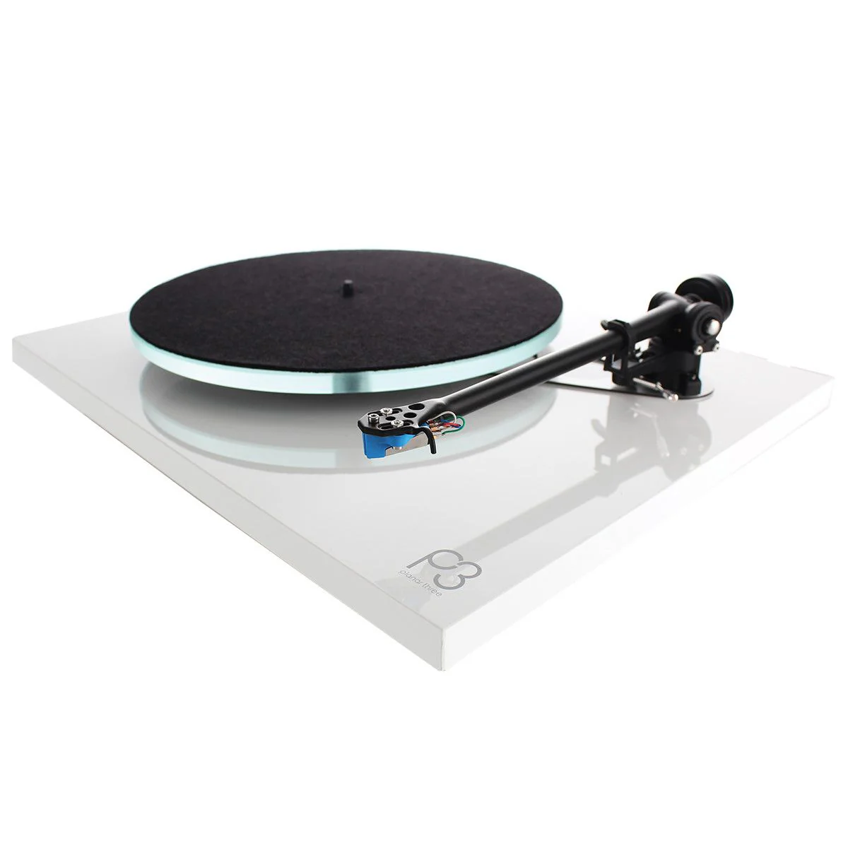 Rega OPEN BOX Planar 3 Turntable w/ Exact 2 Cartridge - White - Excellent Condition