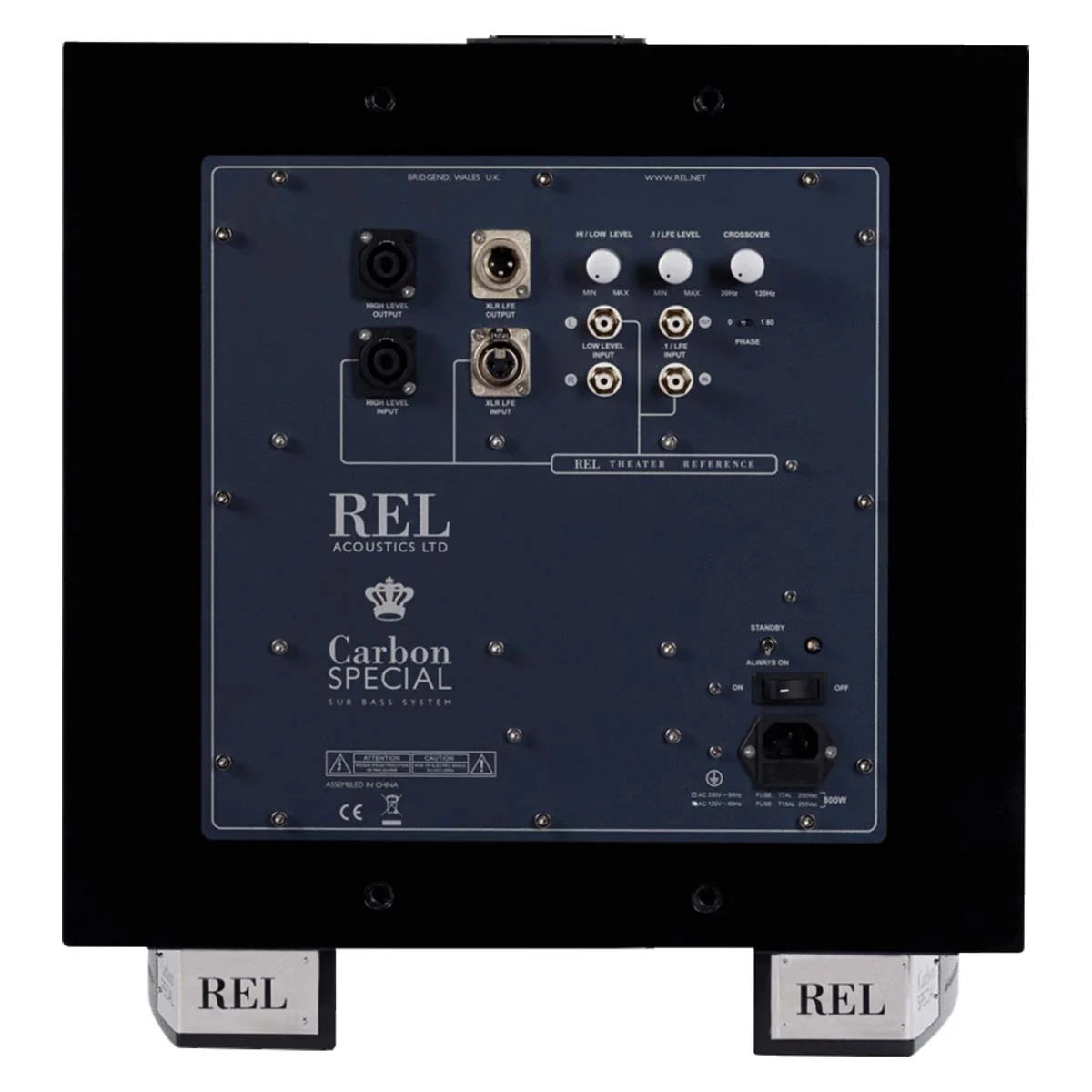 REL CARBONSPECIAL-PB Serie S Carbon Special Subwoofer - Piano Black - Image 6