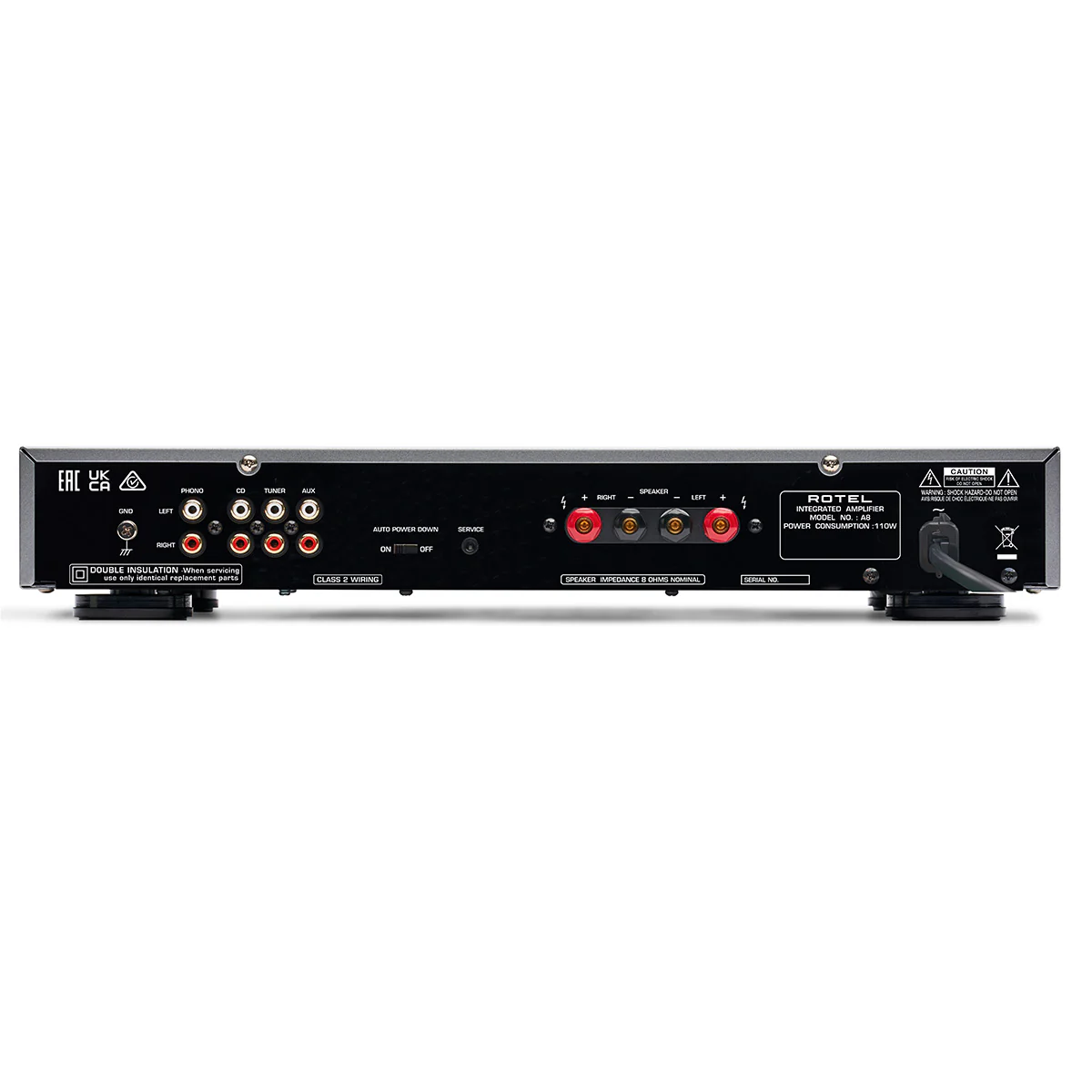 Rotel A8 Integrated Amplifier - Image 3