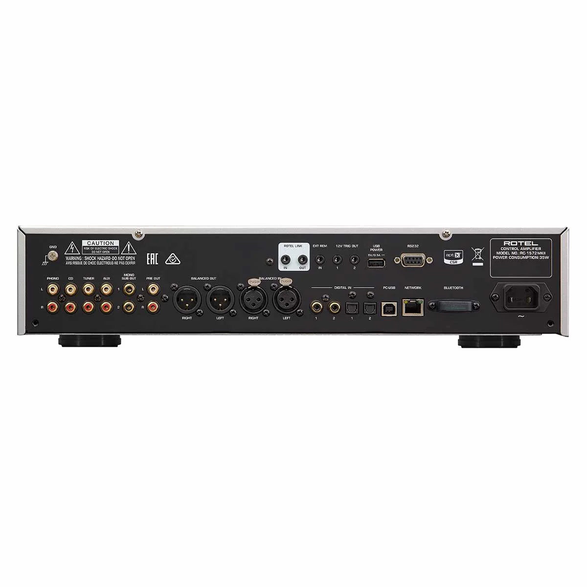 Rotel RC-1572 MKII Stereo Preamplifier - Image 9