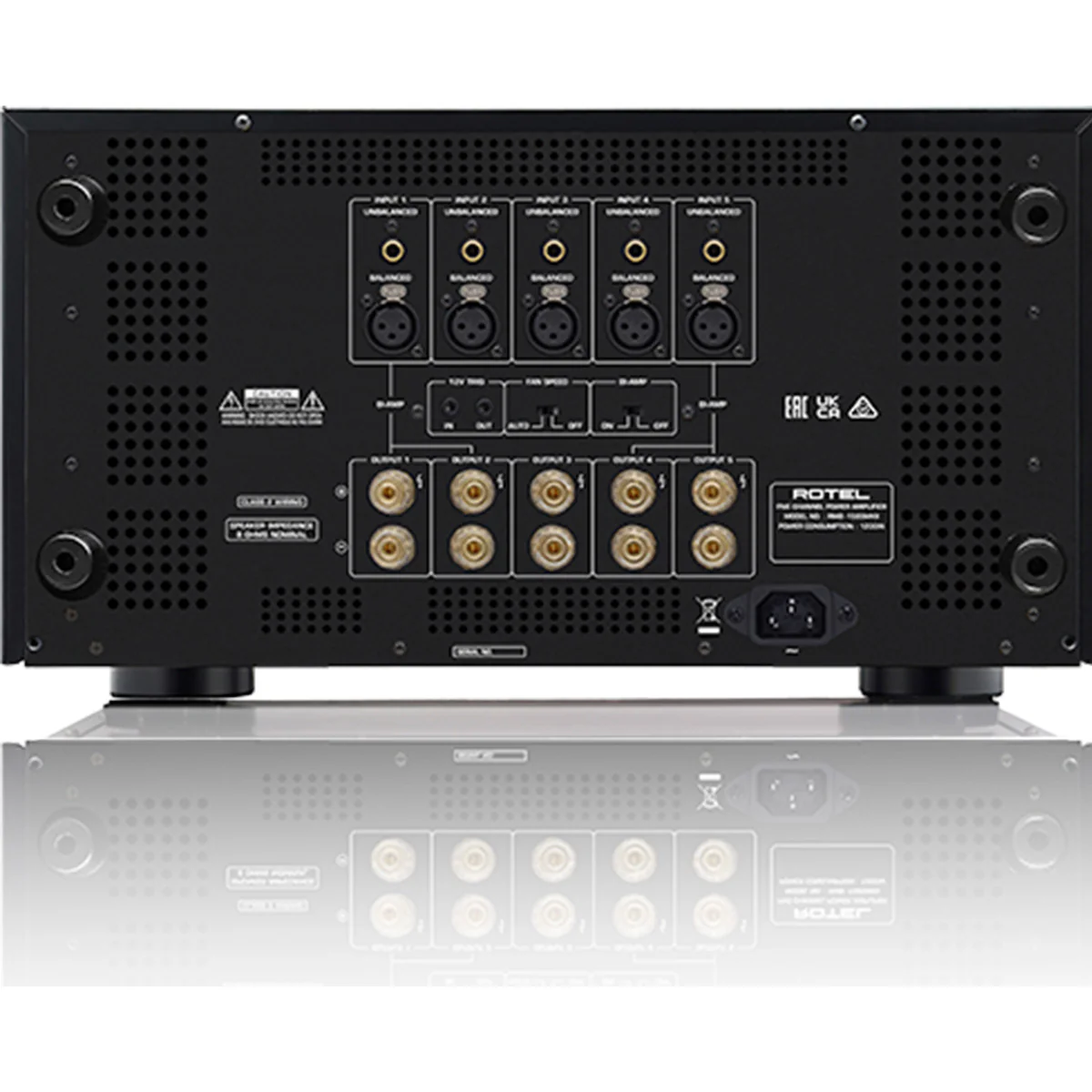 Rotel RMB-1585 MKII 5 Channel Home Theater Amplifier - Image 2