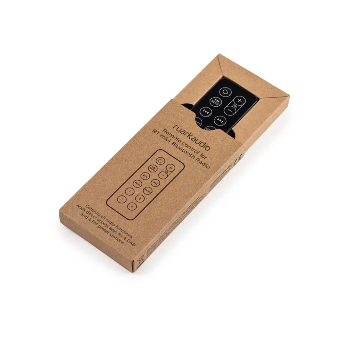 Ruark R1 Remote Control for R1 Mk4 - Black - Image 4