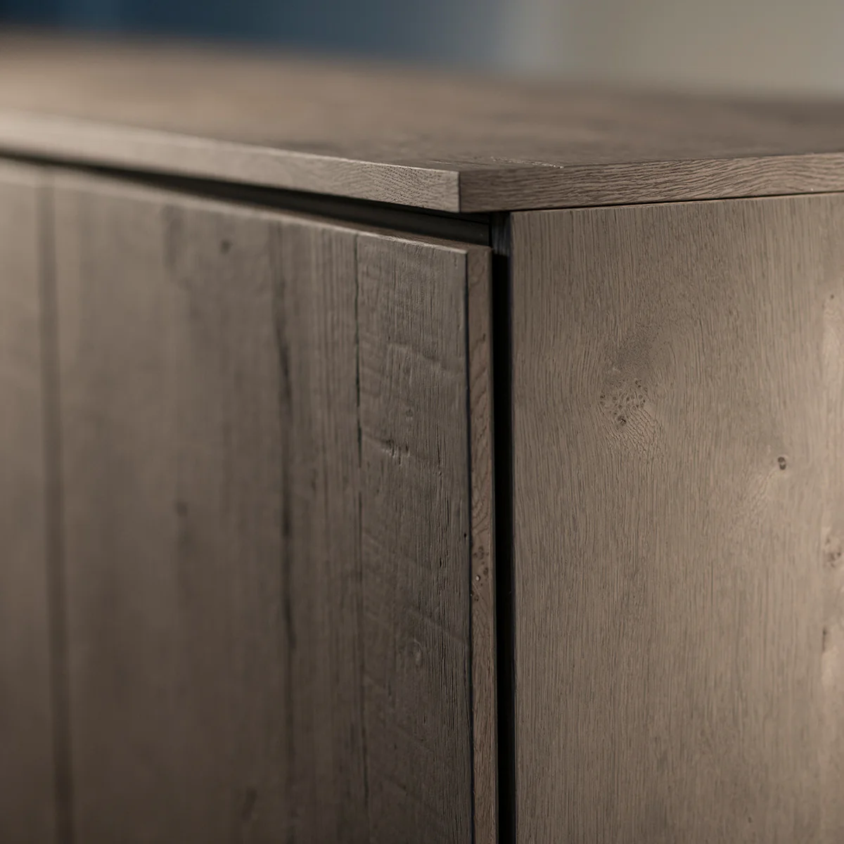 Salamander Designs Lancaster 247 Quad-Width AV Cabinet - Barnboard Oak - Image 4