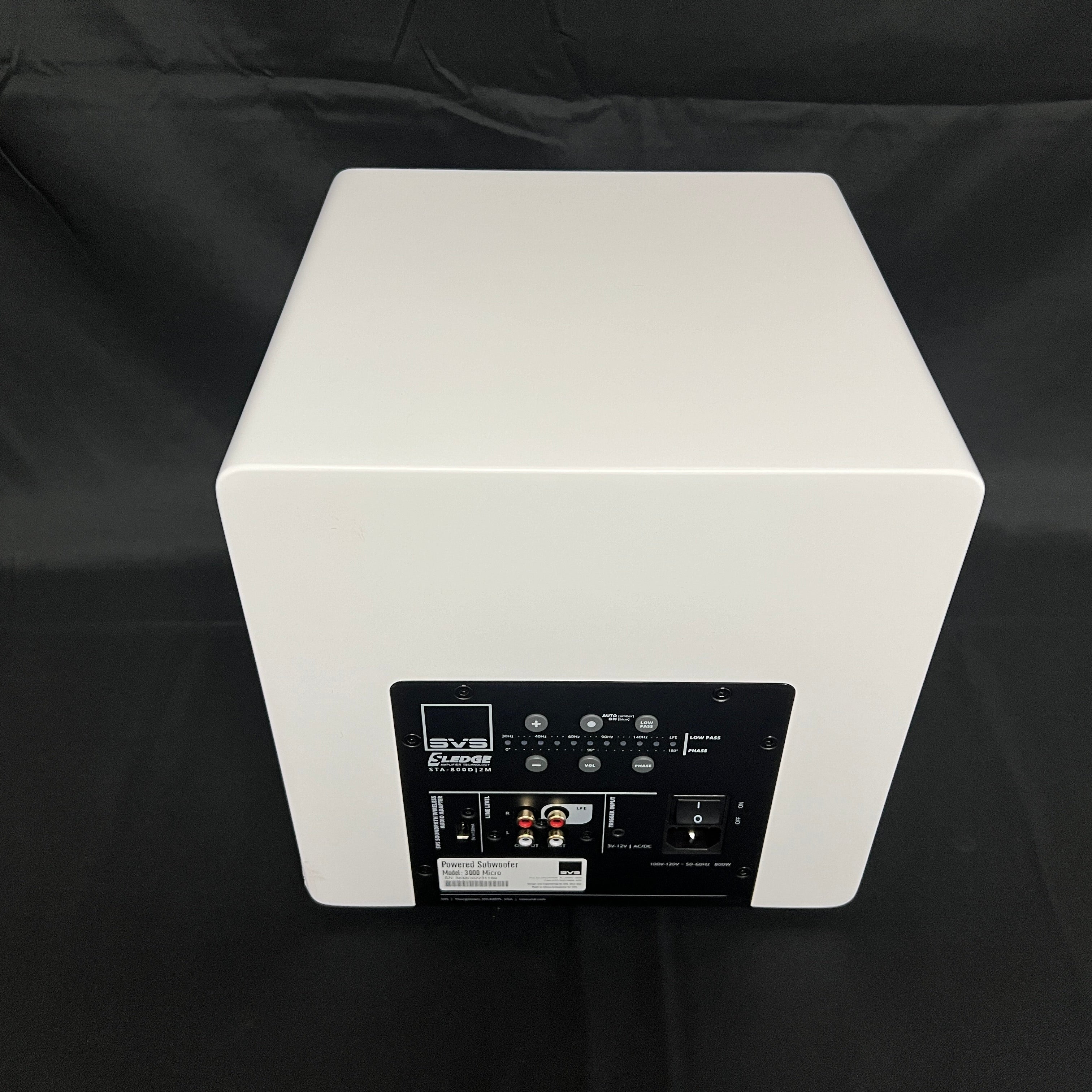 SVS OPEN BOX 3000 Micro Subwoofer-White Gloss - C Grade - Image 4