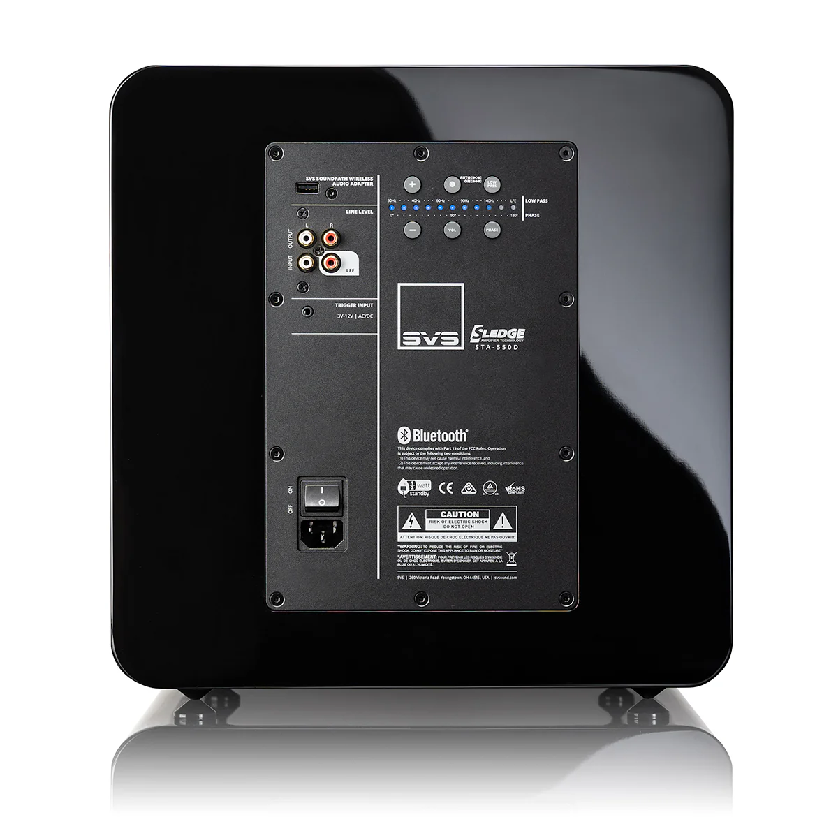 SVS OPEN BOX SB-2000Pro 550 Watt DSP Controlled 12" Sealed Subwoofer - Piano Black - A Grade - Image 3