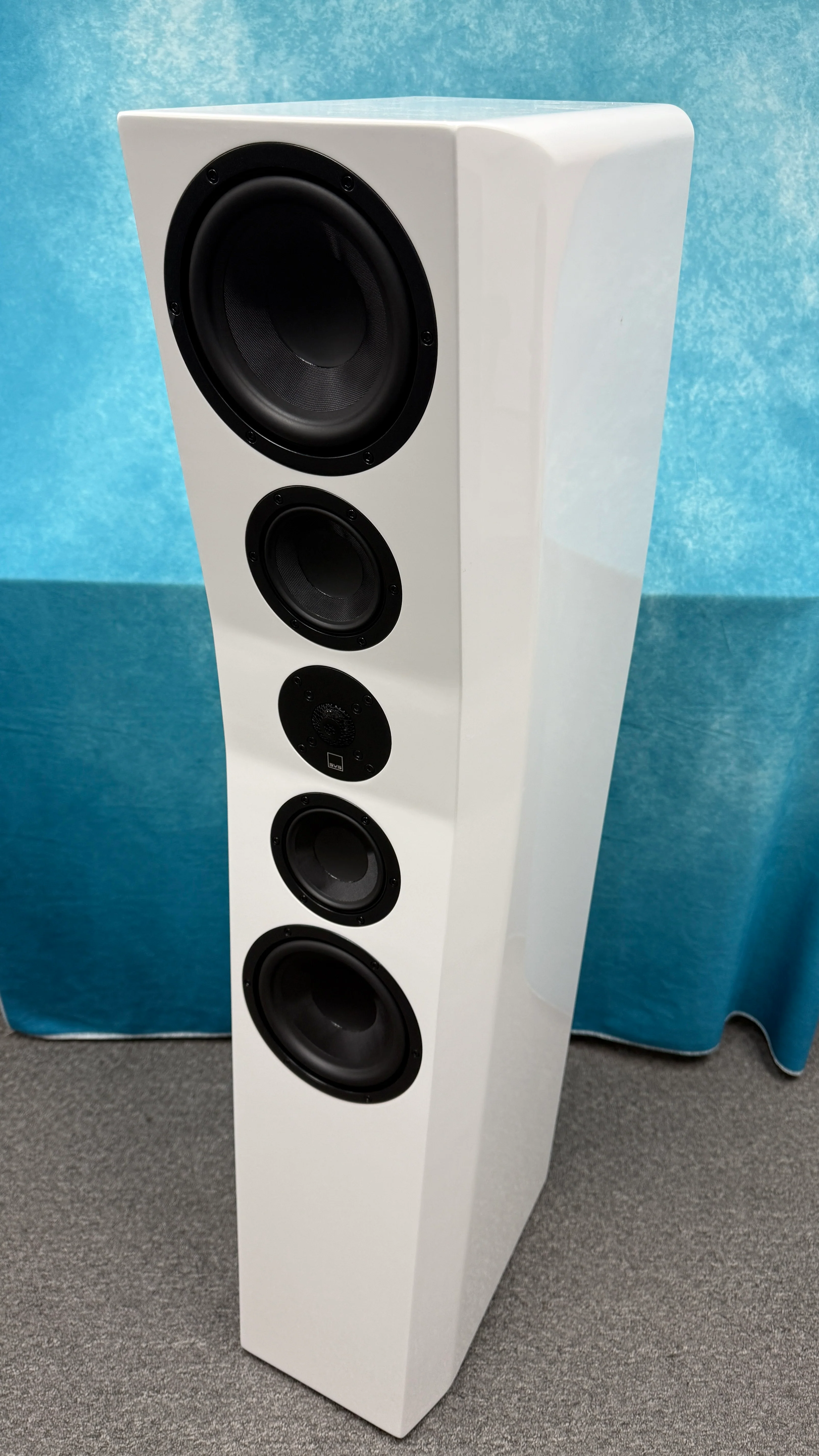 SVS OPEN BOX Ultra Evolution Titan Floorstanding Loudspeaker - White Gloss - Each - B Grade