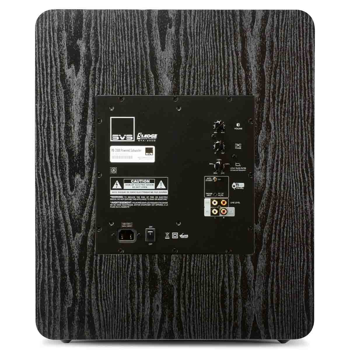 SVS PB-2000 12" Ported Subwoofer - Premium Black Ash - Image 5