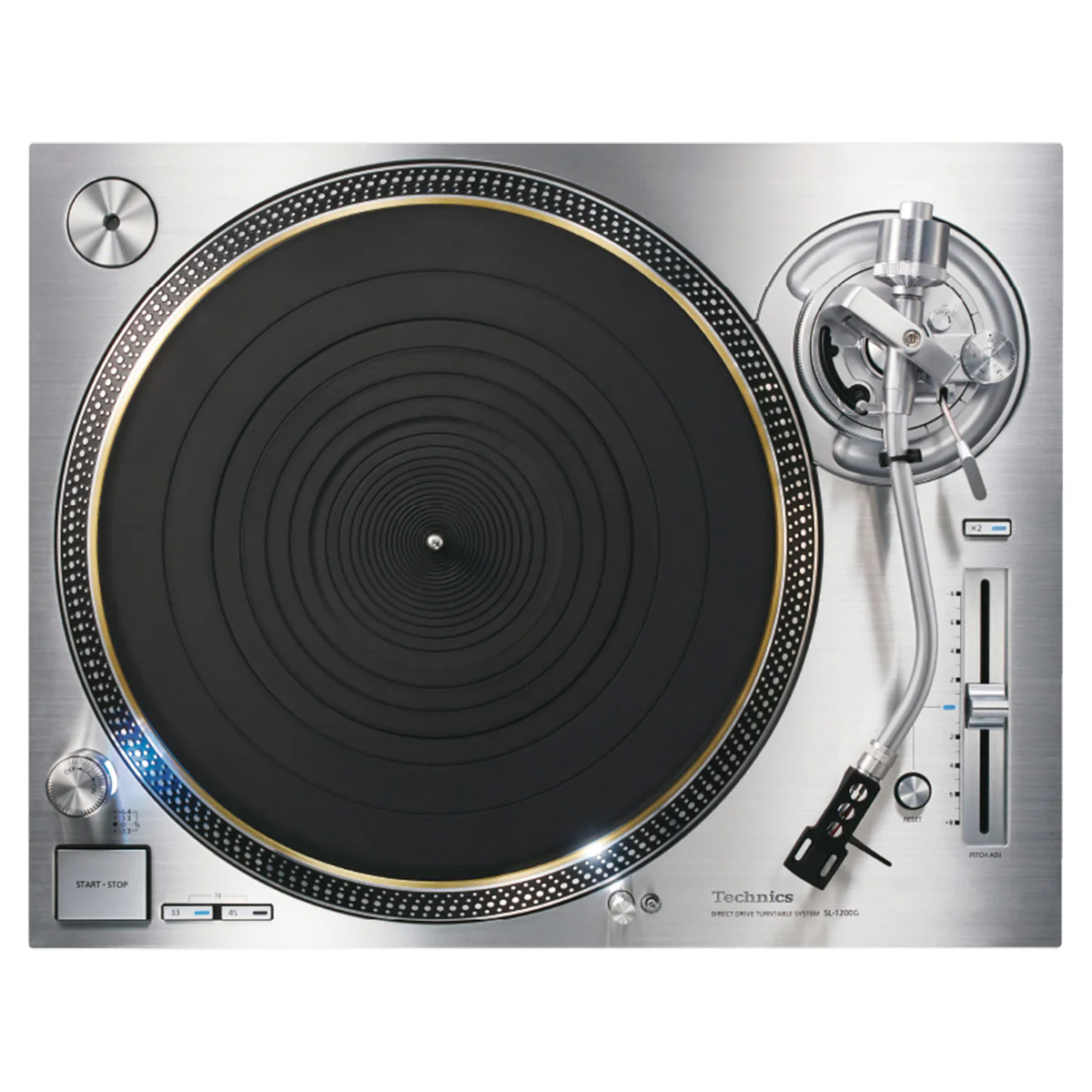 Technics OPEN BOX SL-1200G-S Twin Rotor Coreless Turntable - Silver - A Grade - Image 2