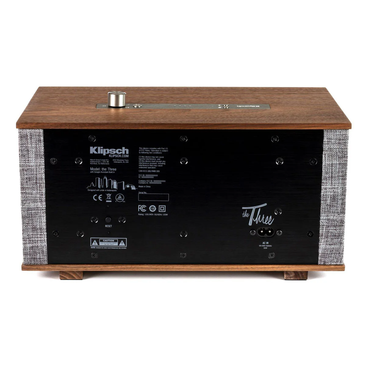 Klipsch OPEN BOX The Three w/ Google Assistant-Satisfactory  Condition - Image 4