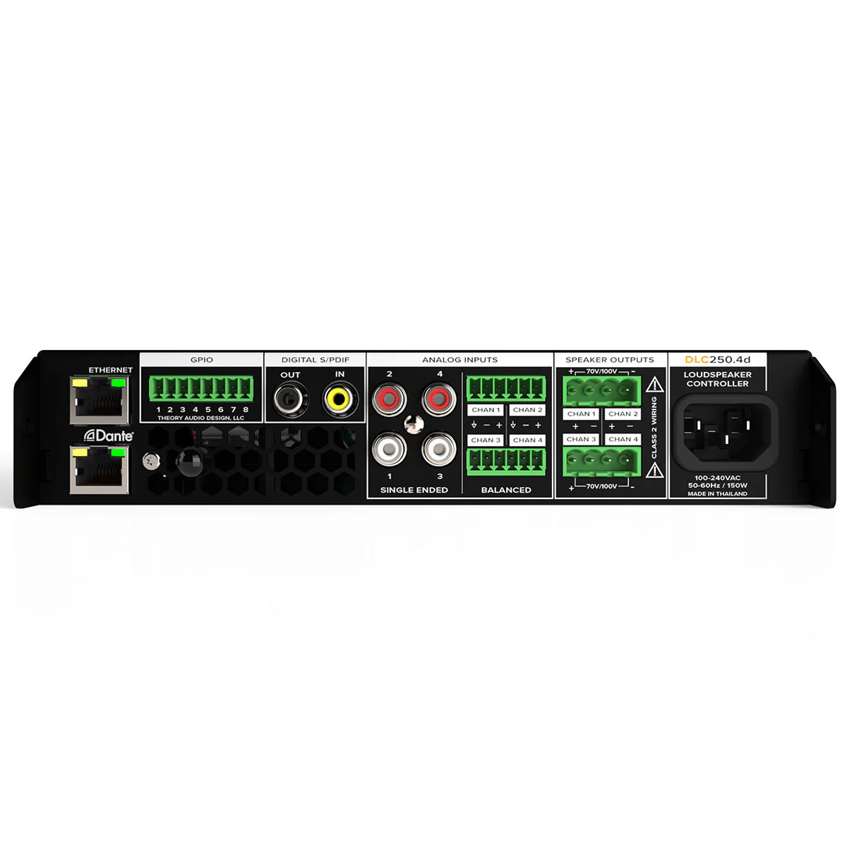 Theory DLC-250.4d 250W 4-Channel Distribution Loudspeaker Controller with Dante - Image 4