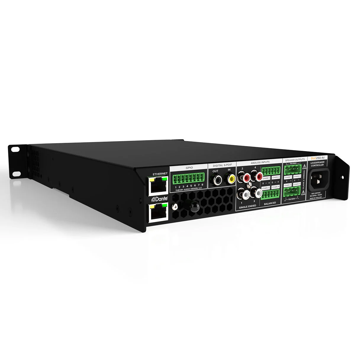 Theory DLC-250.4d 250W 4-Channel Distribution Loudspeaker Controller with Dante - Image 5