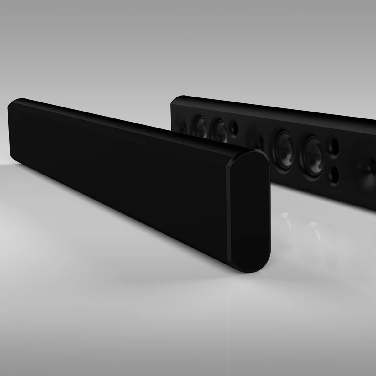 Theory sb75 High Output 3-Channel Passive Soundbar for 75-inch TV's - Black